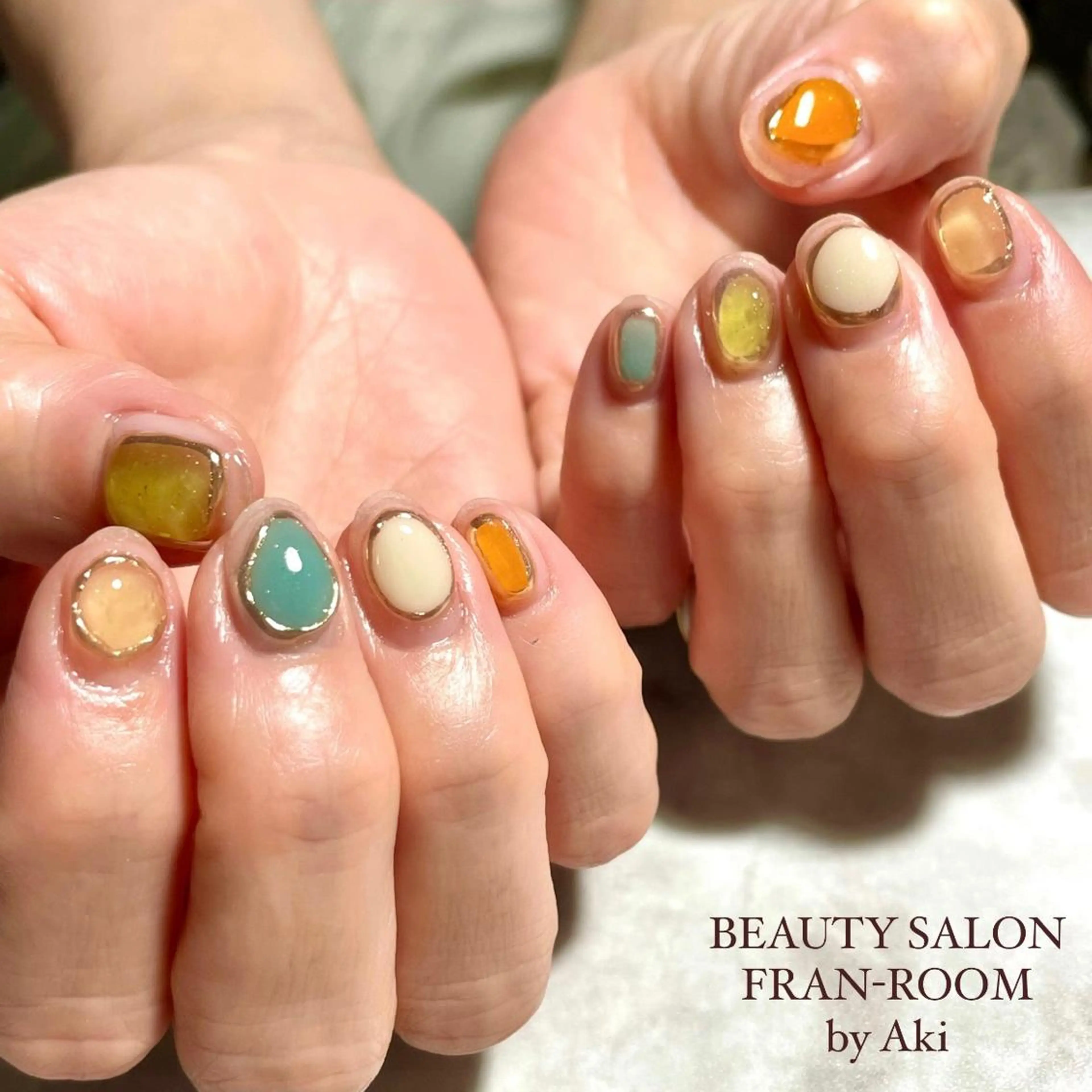 ネイル ジェルネイル パラジェル FRAN -ROOMのネイルデザイン