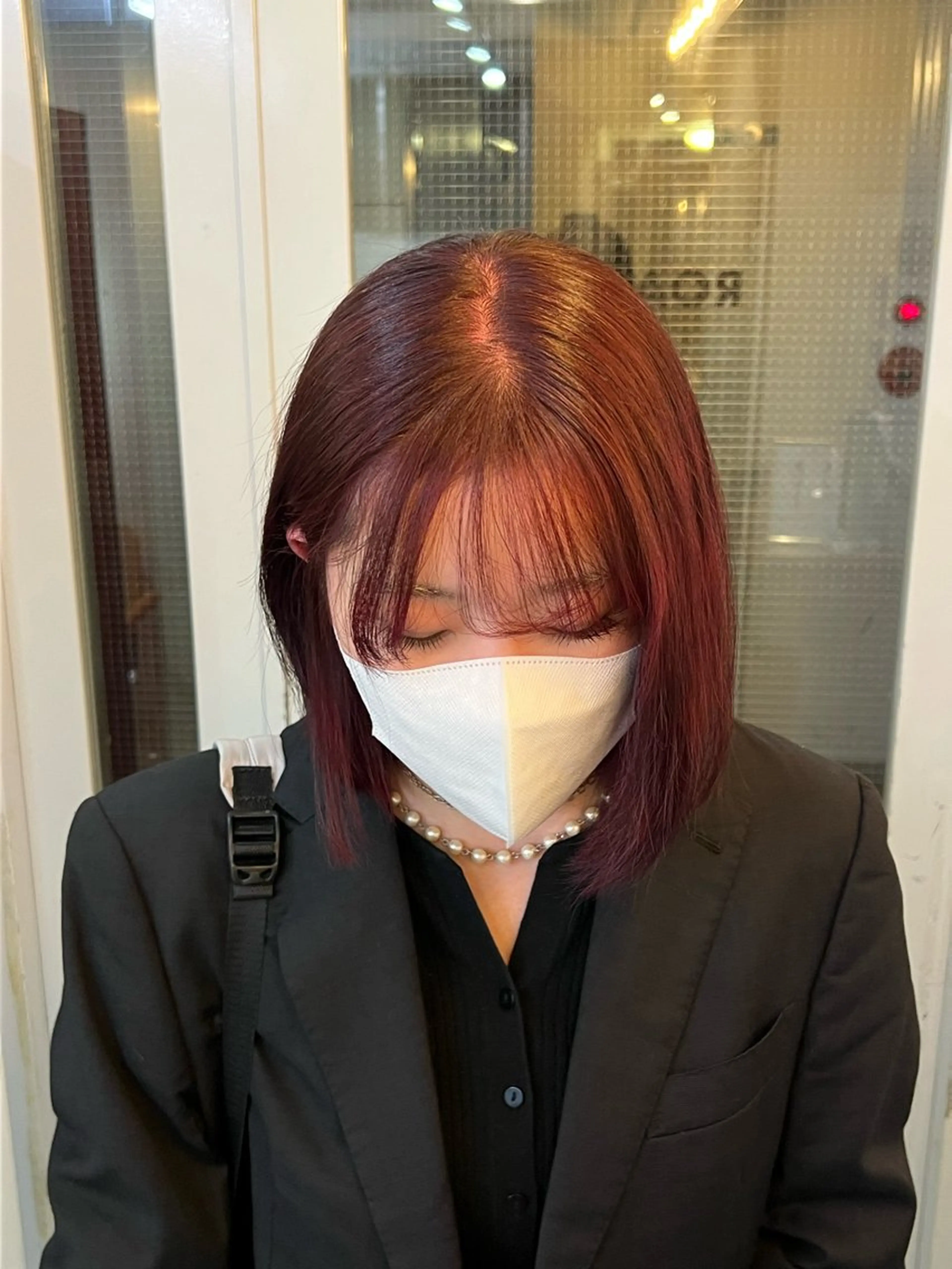 ミディアム カラー ヘアカラー 🌈🌏 Kokoネ🪐🌕のヘアスタイル