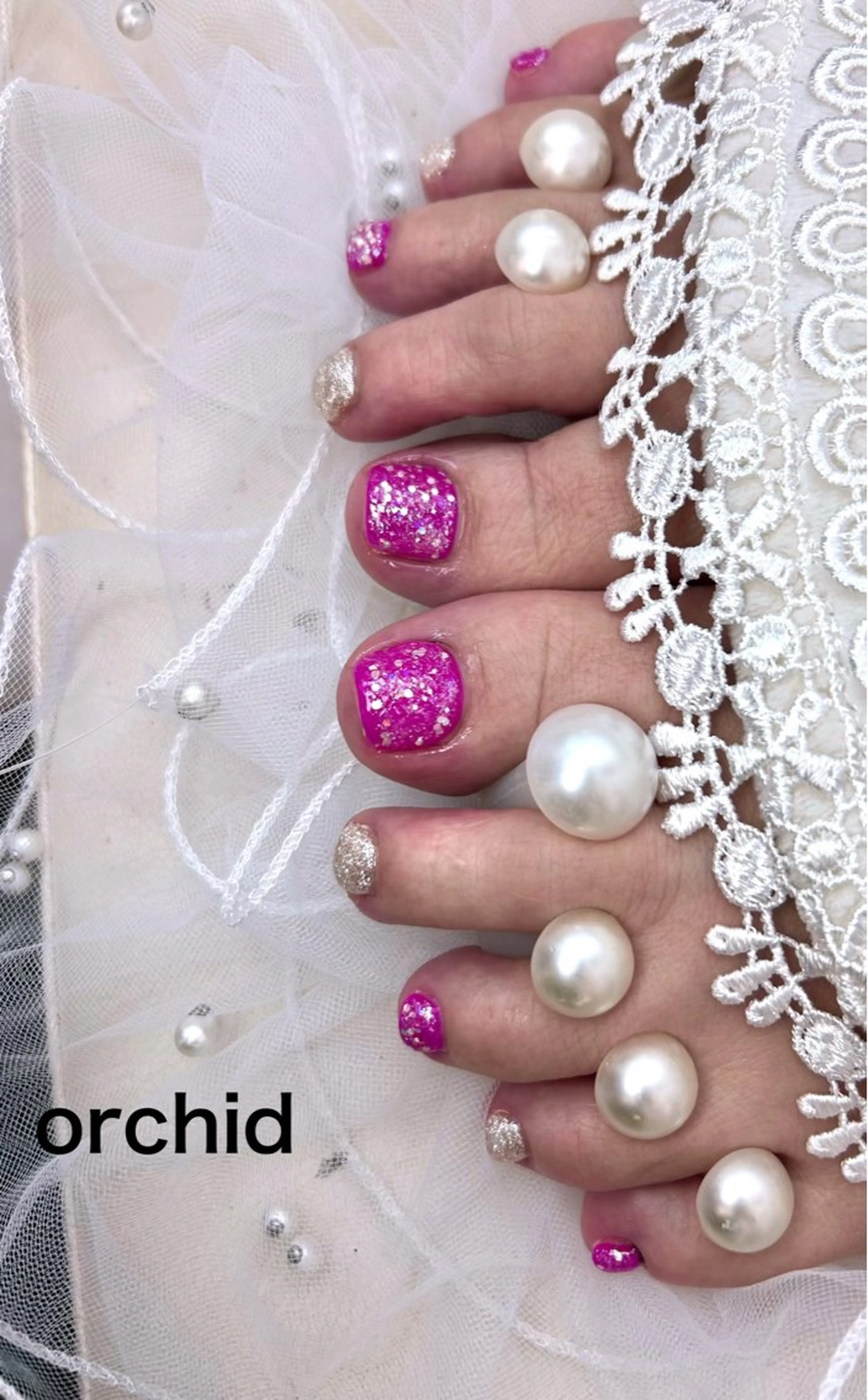 ネイル orchid ♡オーキッドのネイルデザイン