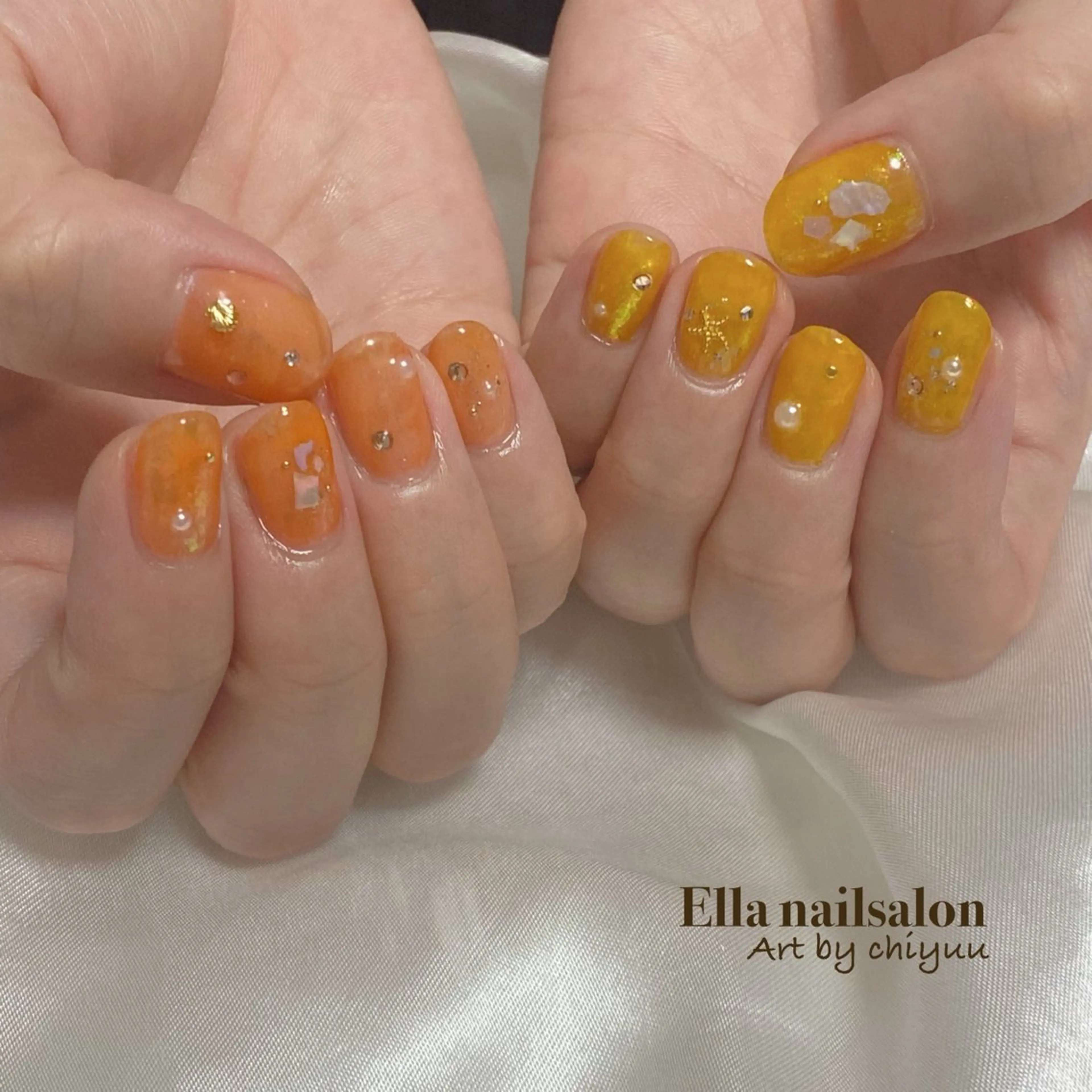 ネイル ハンドネイル フットネイル Ella nailsalon所属・Ella nail ちゆうのネイルデザイン