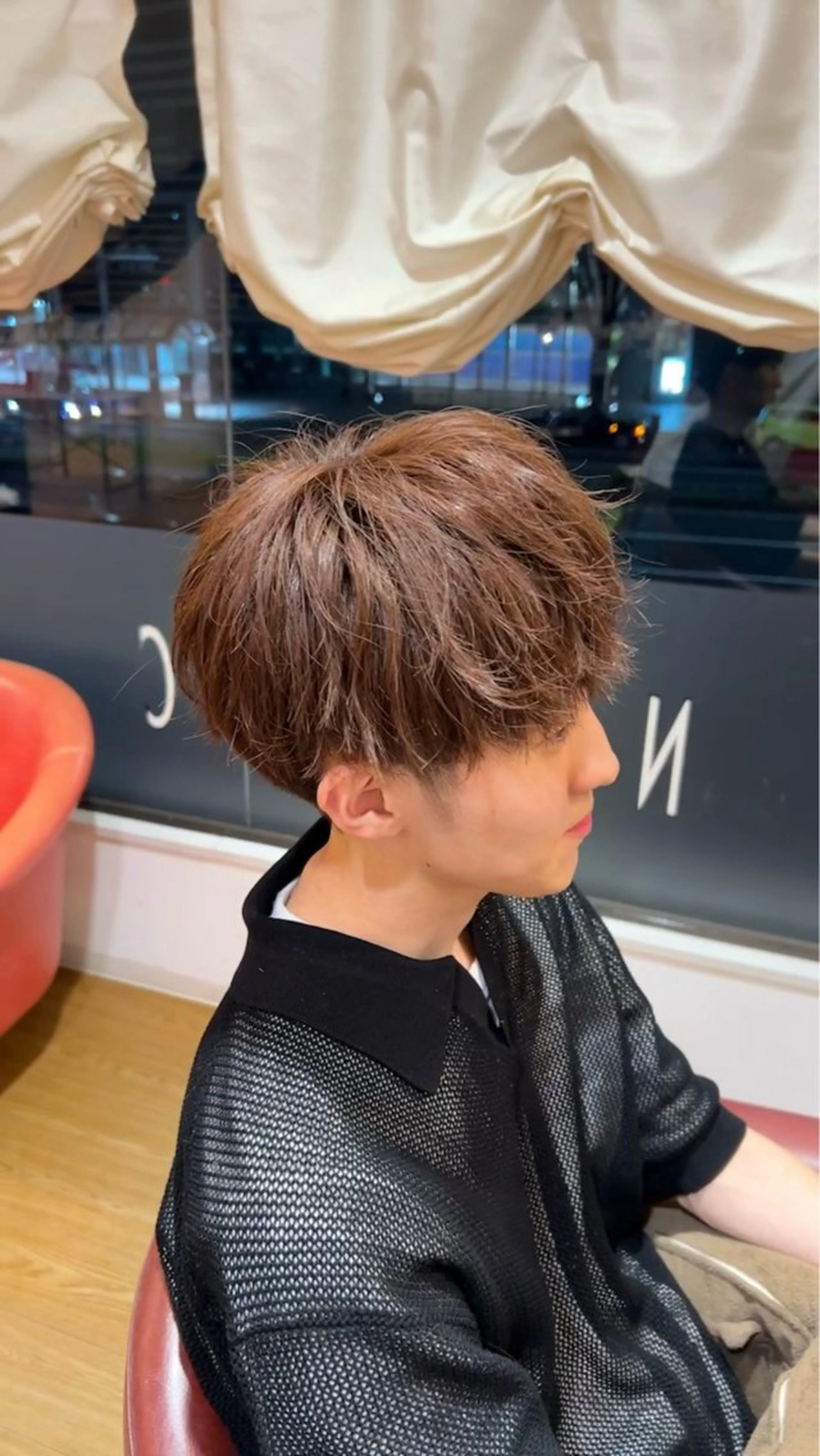 メンズ マッシュ 刈り上げ カット レナークイスト かめのヘアスタイル