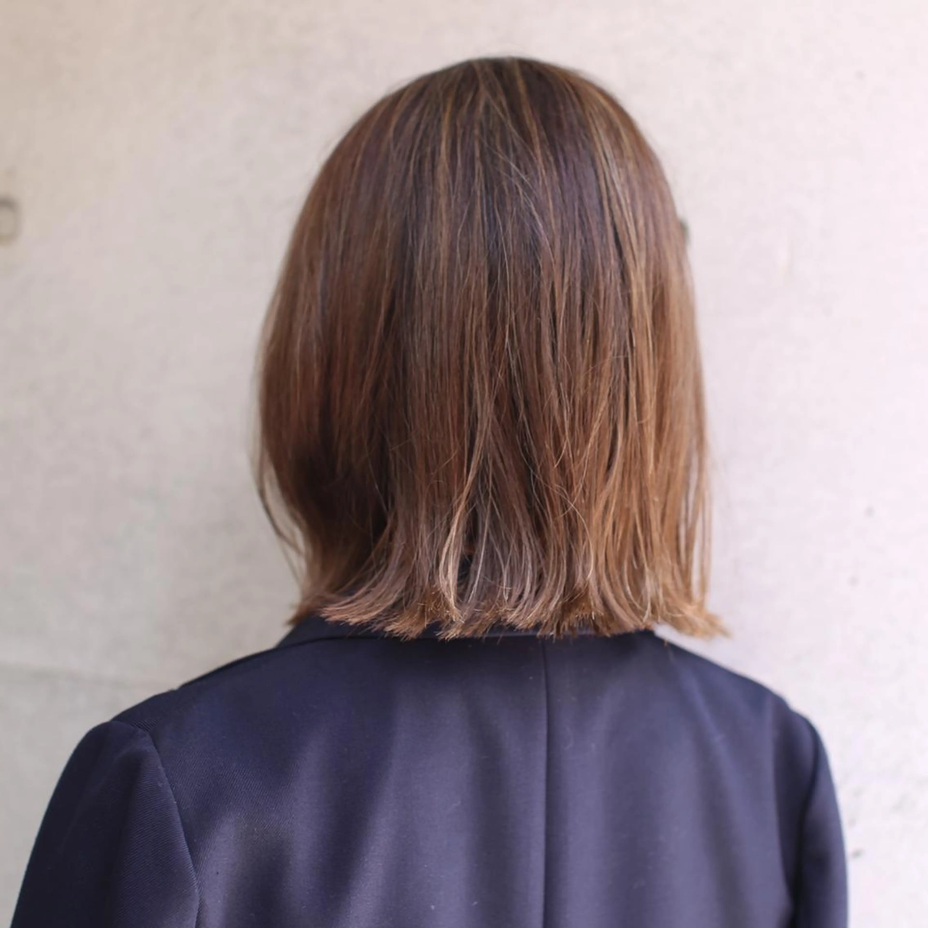 ミディアム カラー 中西 美聖のヘアスタイル