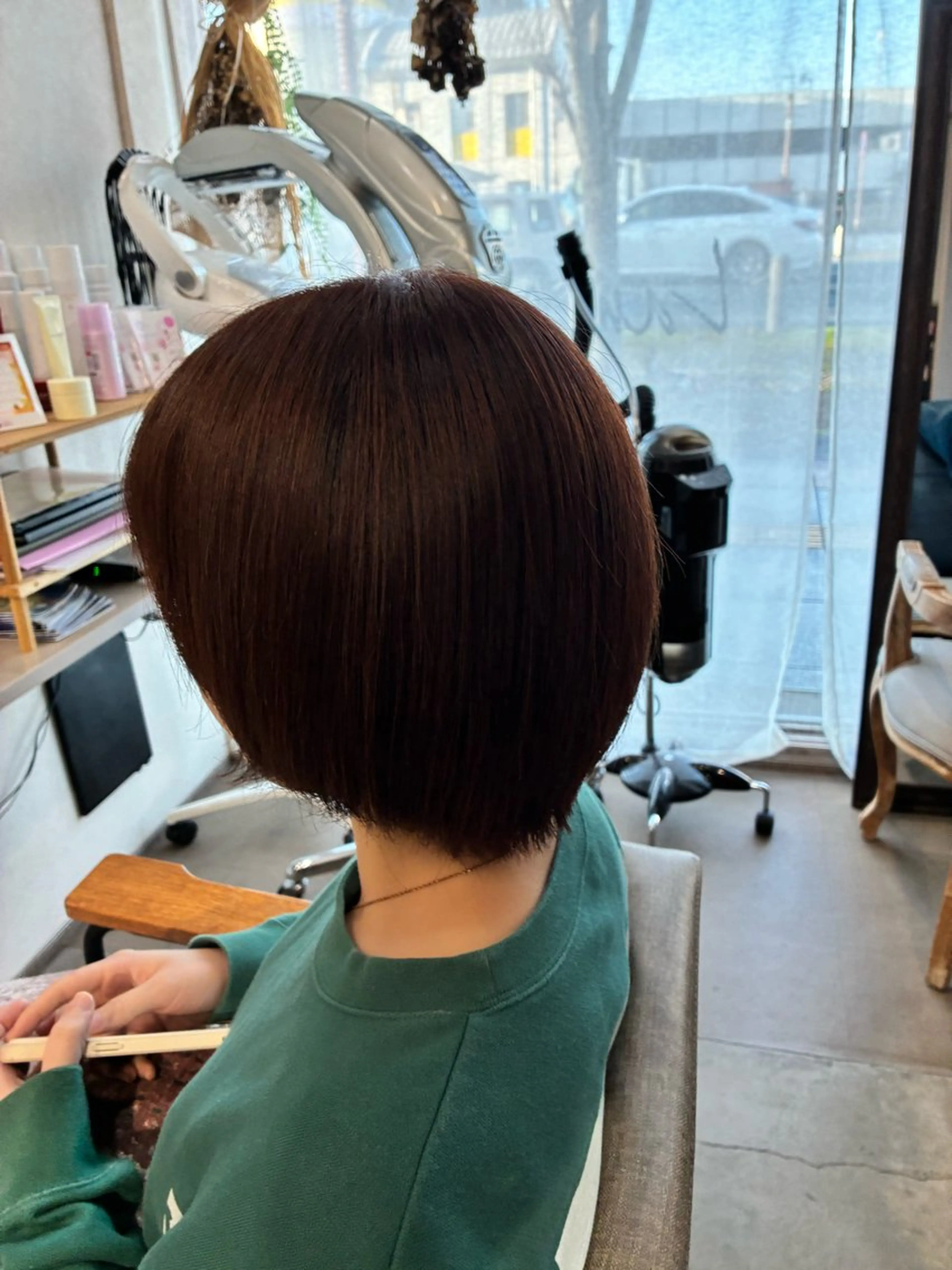 ショート ショートボブ ボブ ショートヘア 宇田津 文那のヘアスタイル