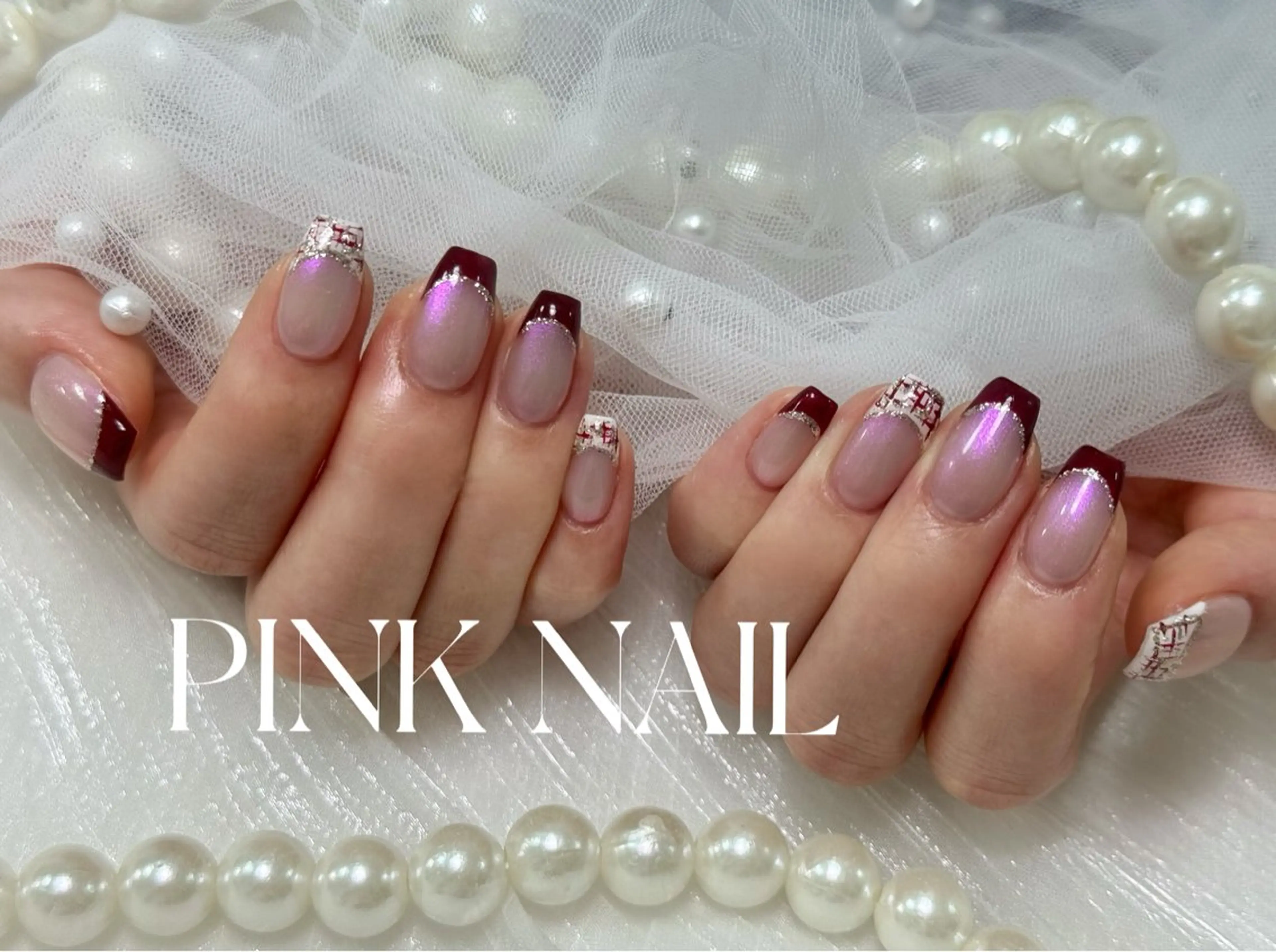 ネイル ハンドネイル pink nailのその他イメージ