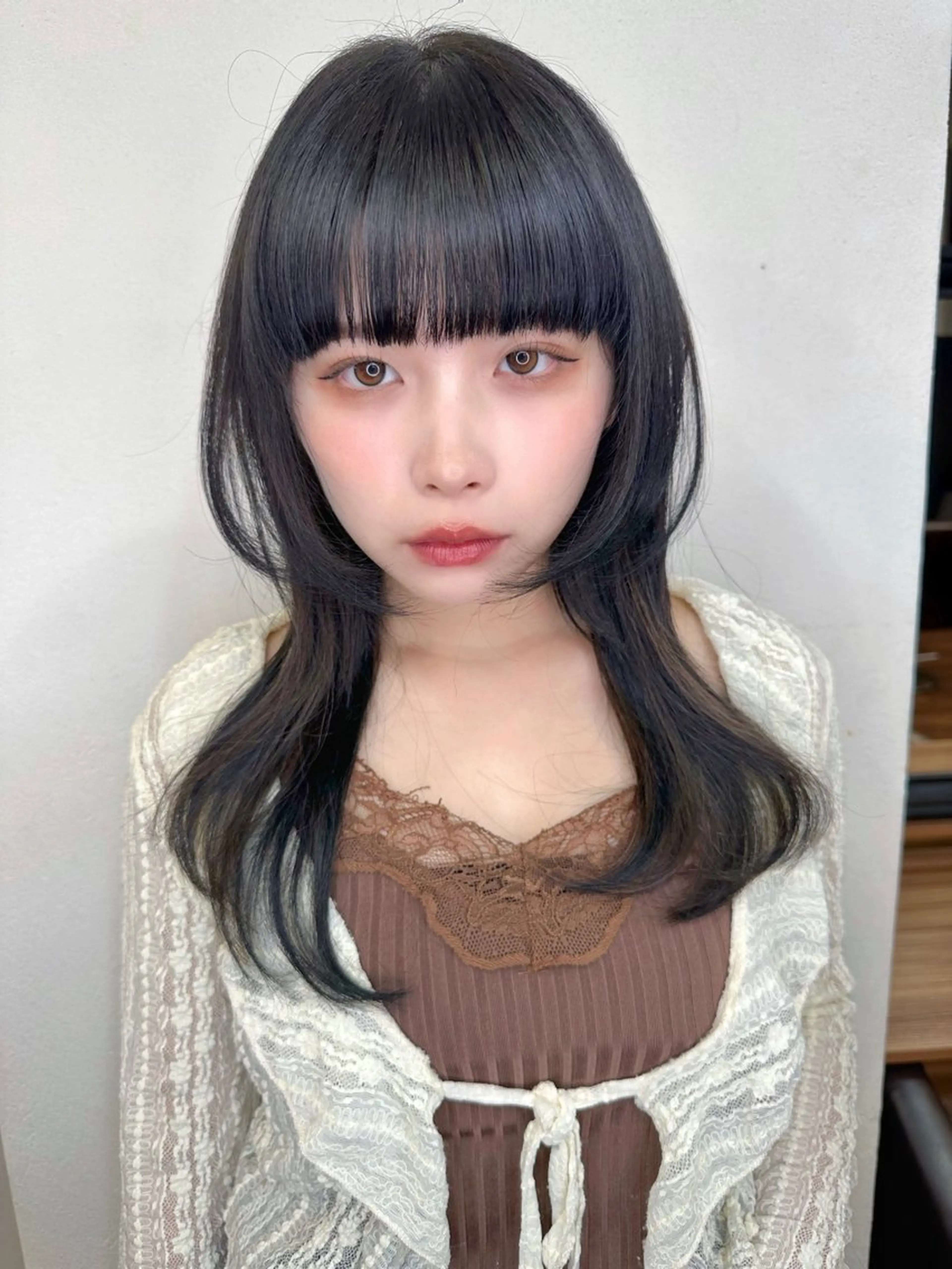 ロング ロング ウルフカット カット ヘアカラー トリートメント トレンドヘア🌿 chinariのヘアスタイル