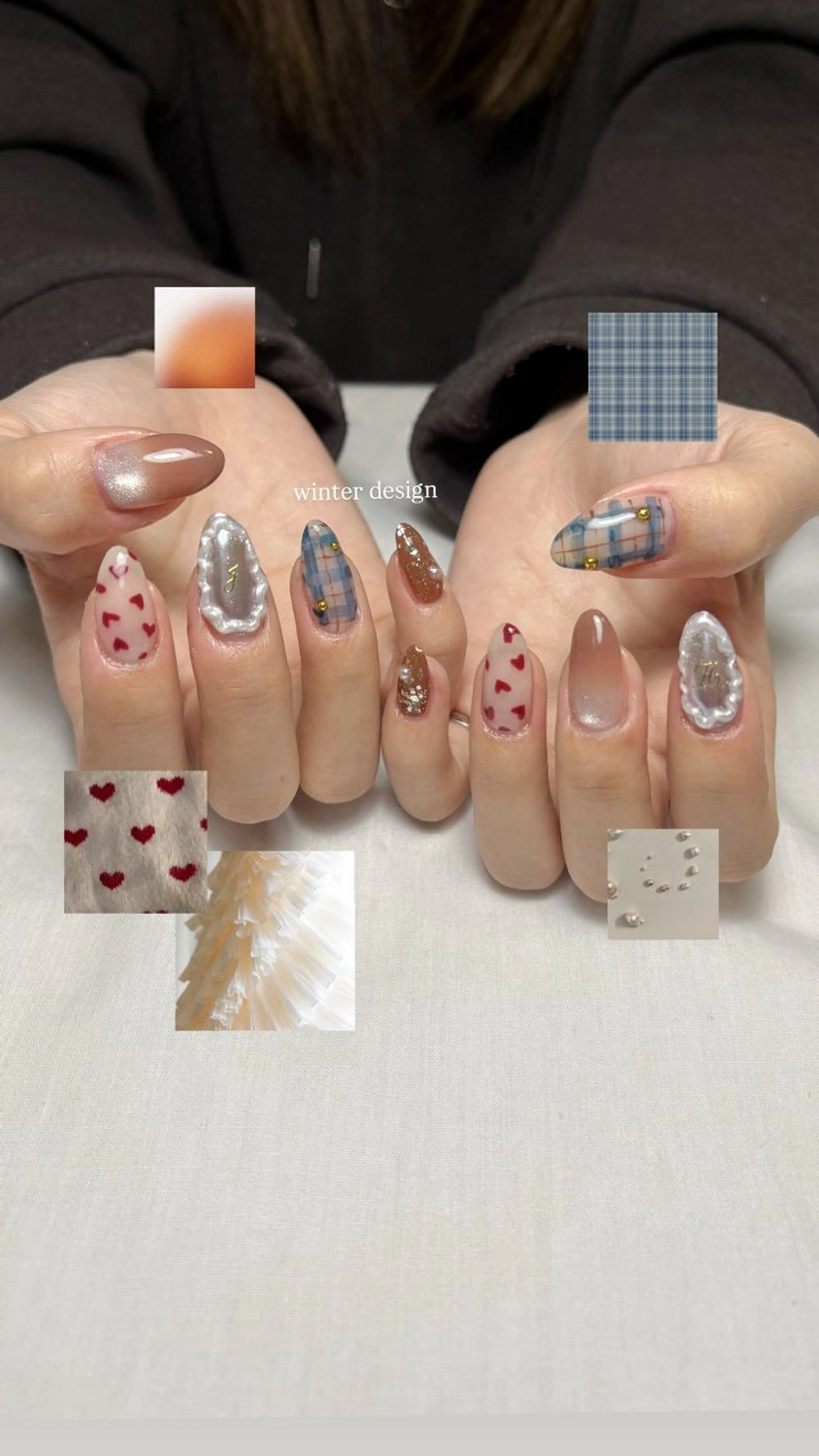 ネイル ハンドネイル liulu nailのネイルデザイン
