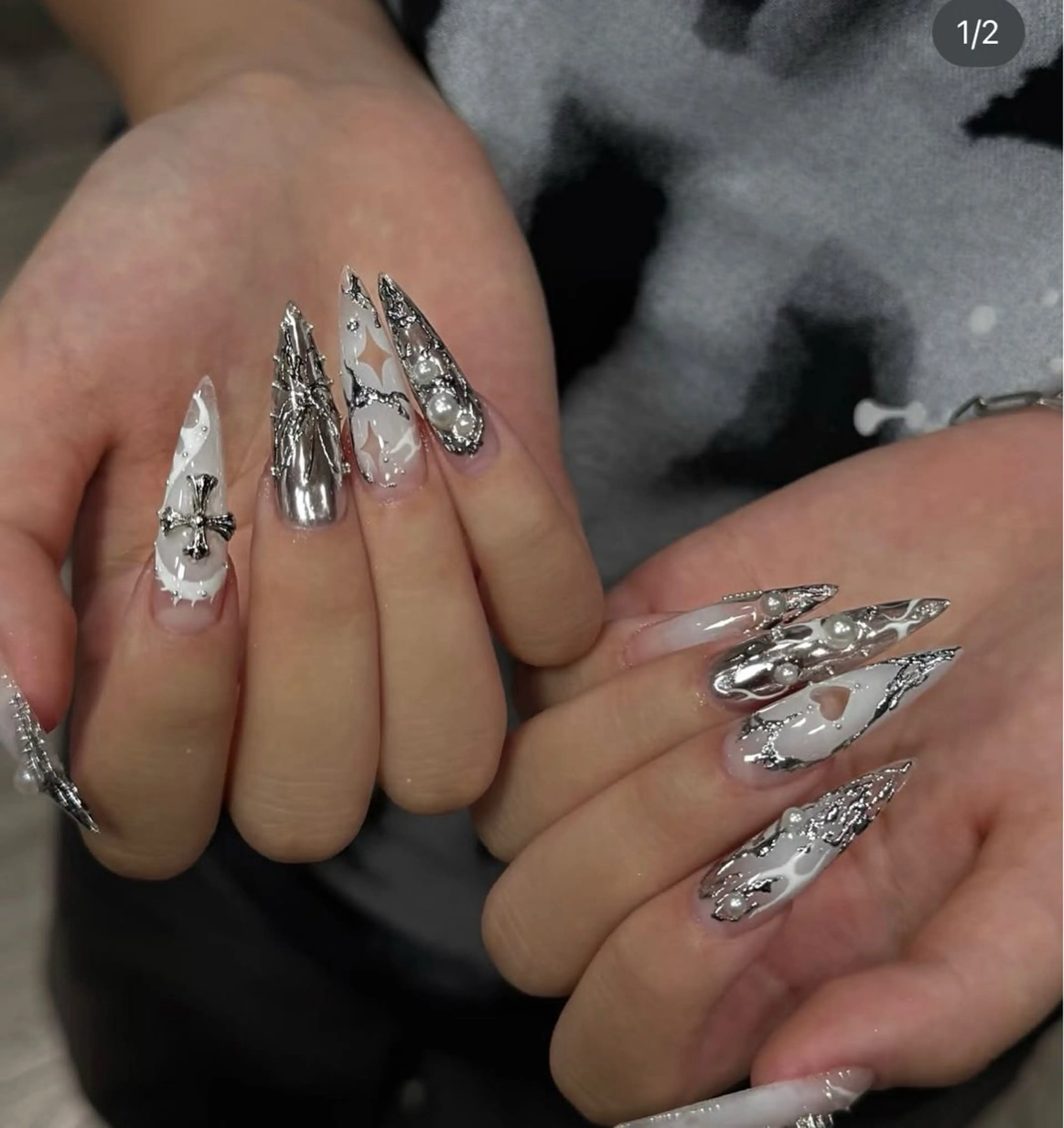 ネイル 韓国ネイル 持ち込み ニュアンスネイル ネイルチップ ANA.CHUO 本川越店舗のネイルデザイン