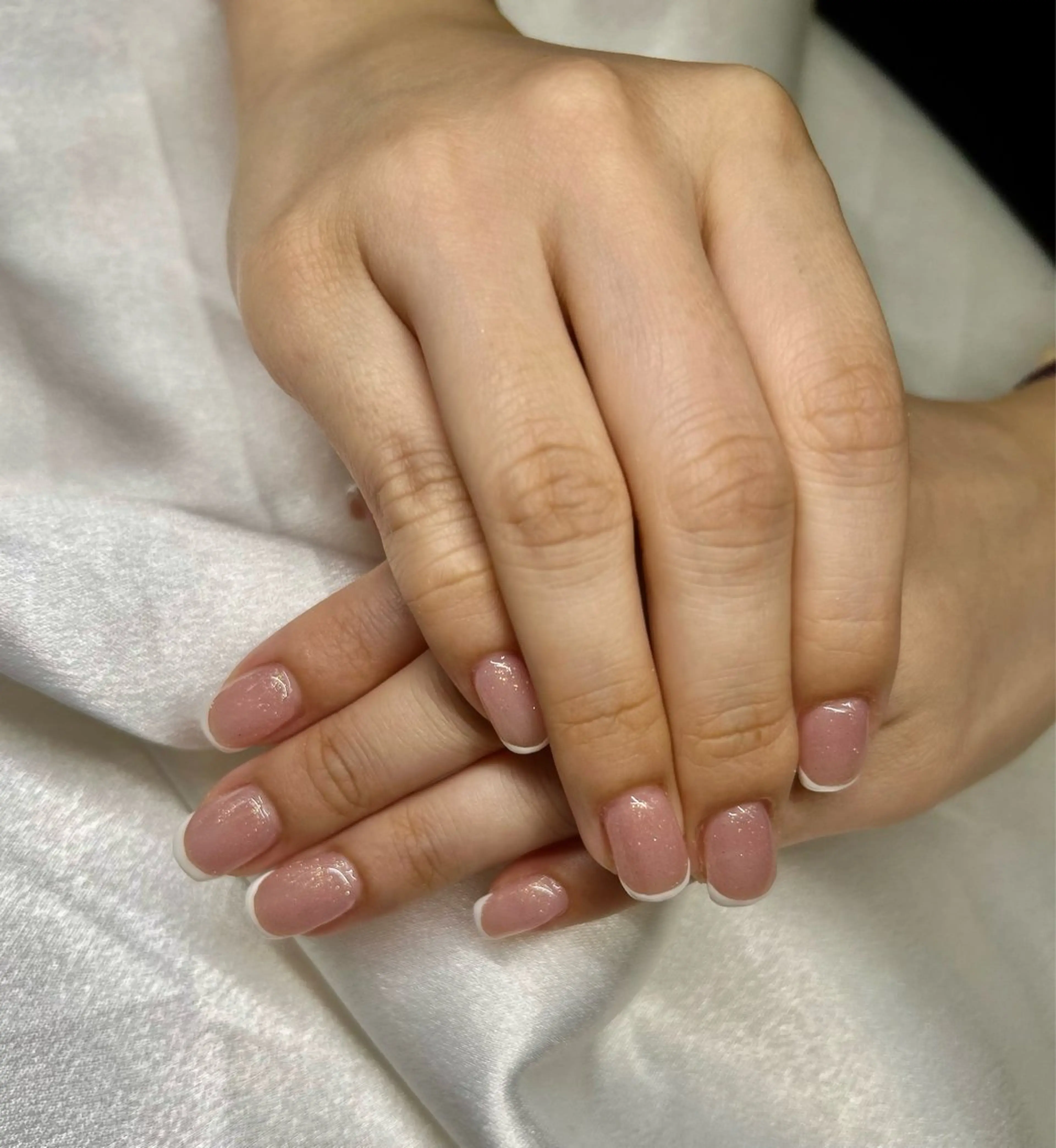 ネイル フレンチネイル hair&make EARTH coiffure beaute 龍ケ崎店所属・nailset/ asukaのネイルデザイン