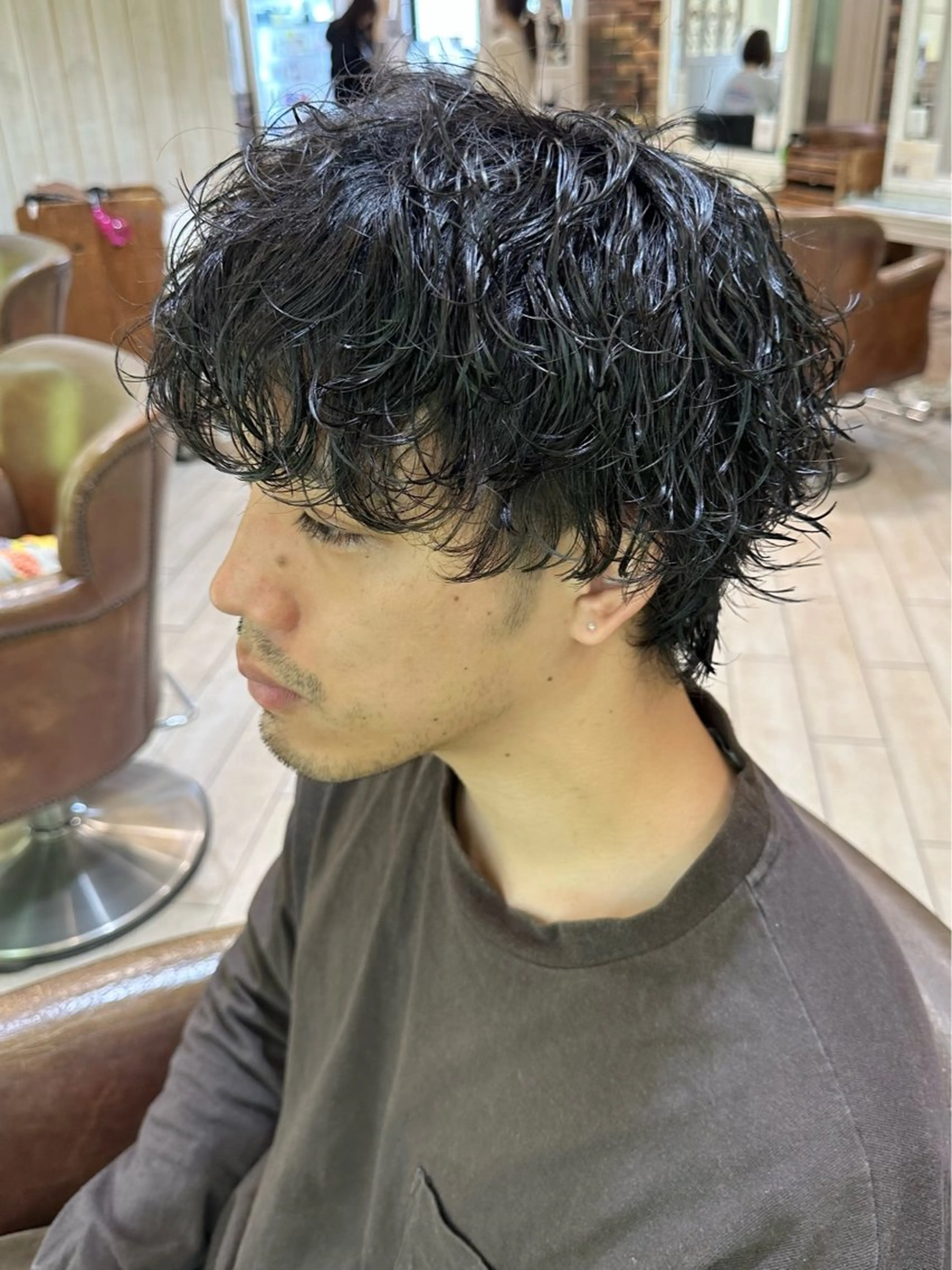 パーマ メンズ カット パーマ トリートメント メンズパーマ特化🔥 ツイスパ/シャドウのヘアスタイル