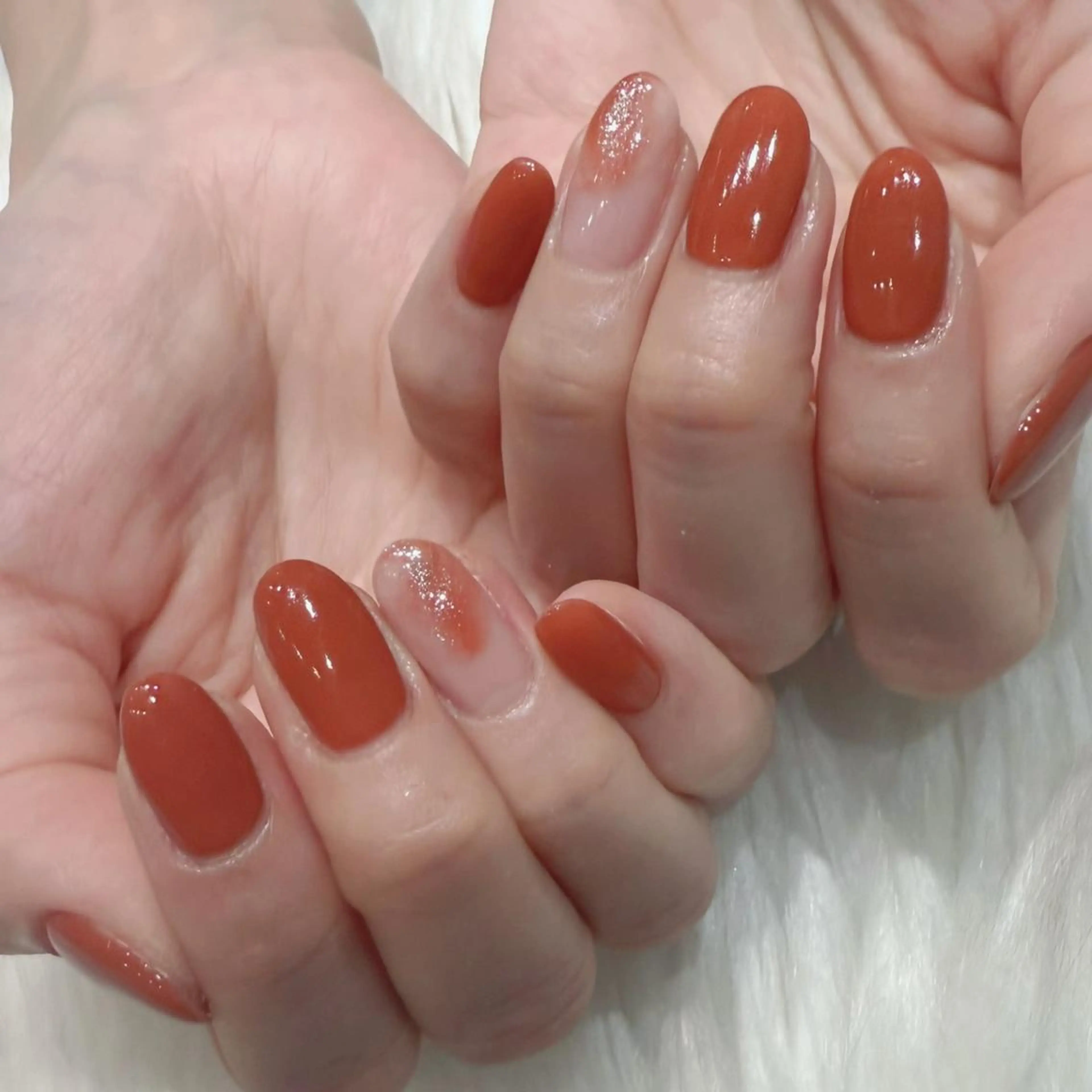 ネイル ニュアンスネイル ハンドネイル Kanai Harukaのネイルデザイン