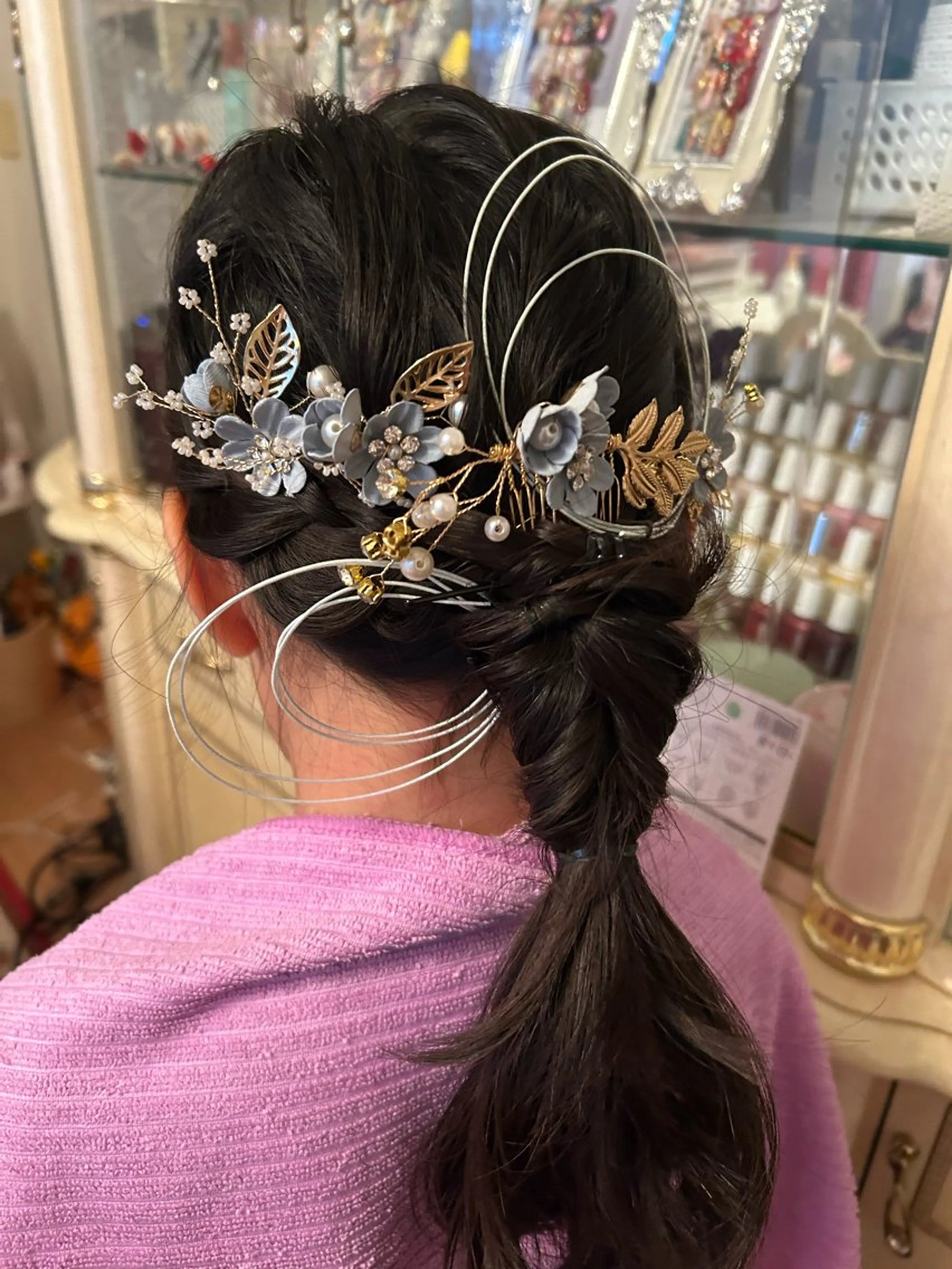 袴の着付け➕ヘアセットの写真