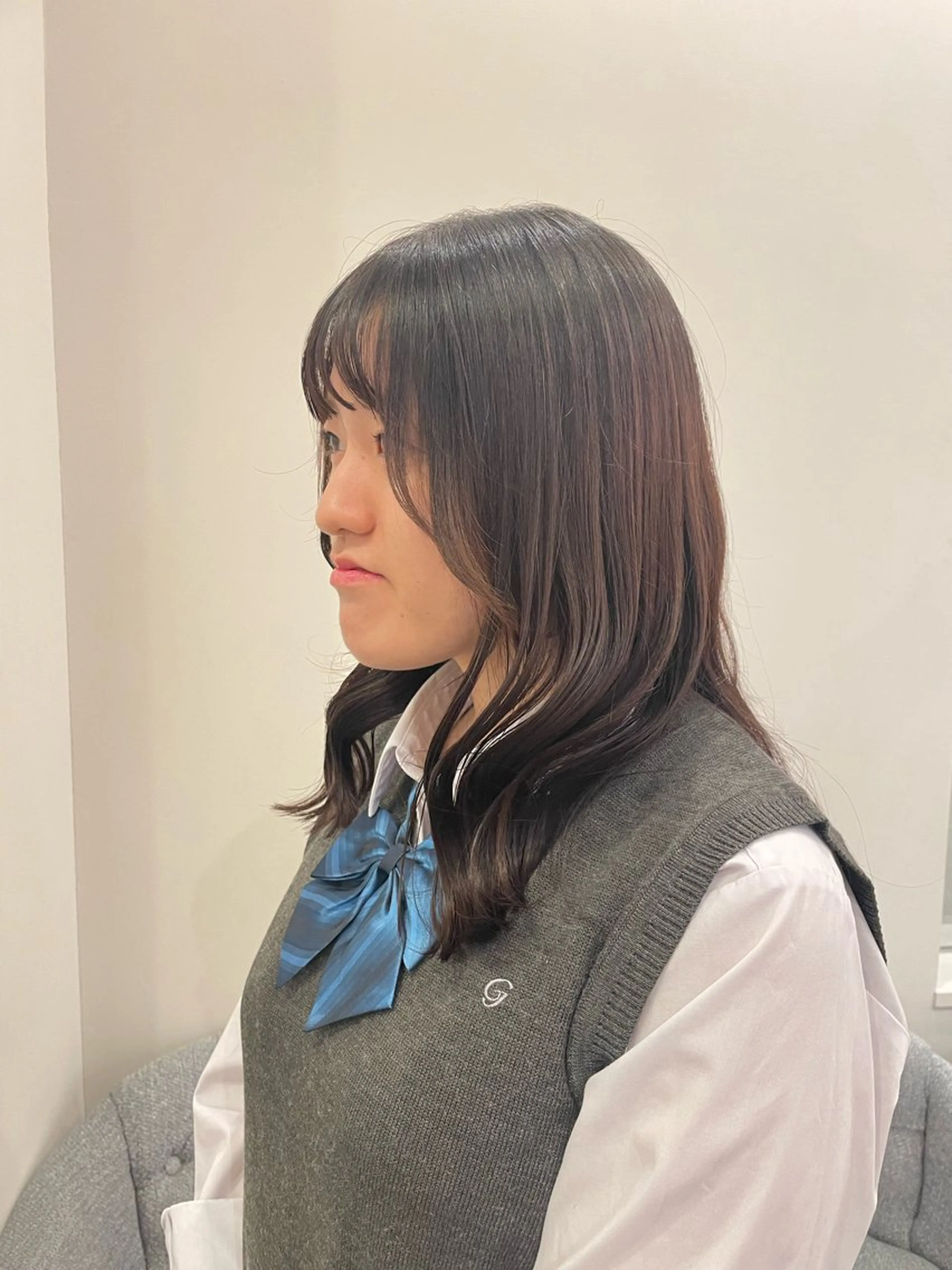 ミディアム 顔周りカット 和泉市/ LORAN/原田のヘアスタイル