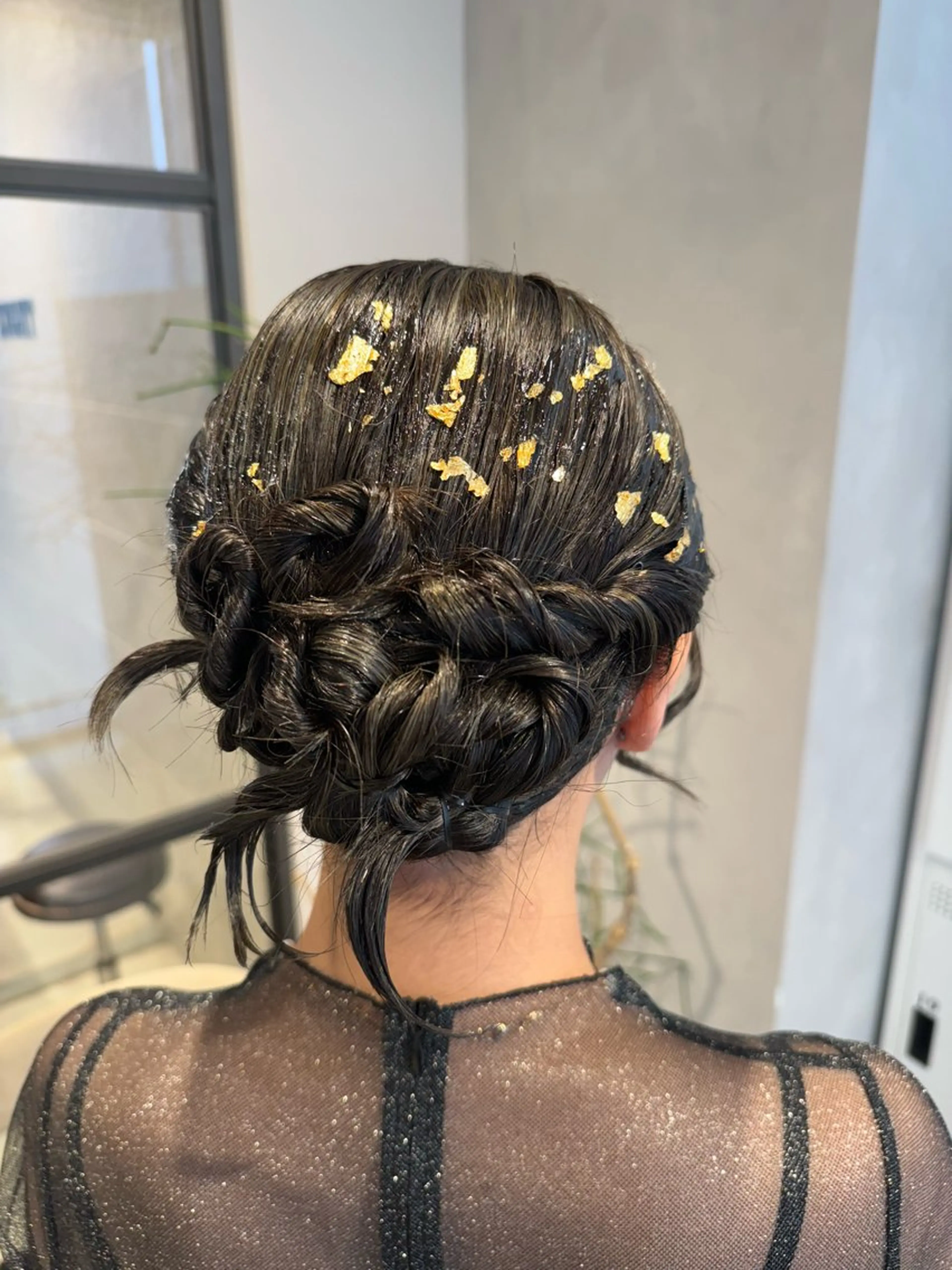 ミディアム ヘアアレンジ 透明感カラー✨艶髪 制作🌱山根あゆみのヘアスタイル