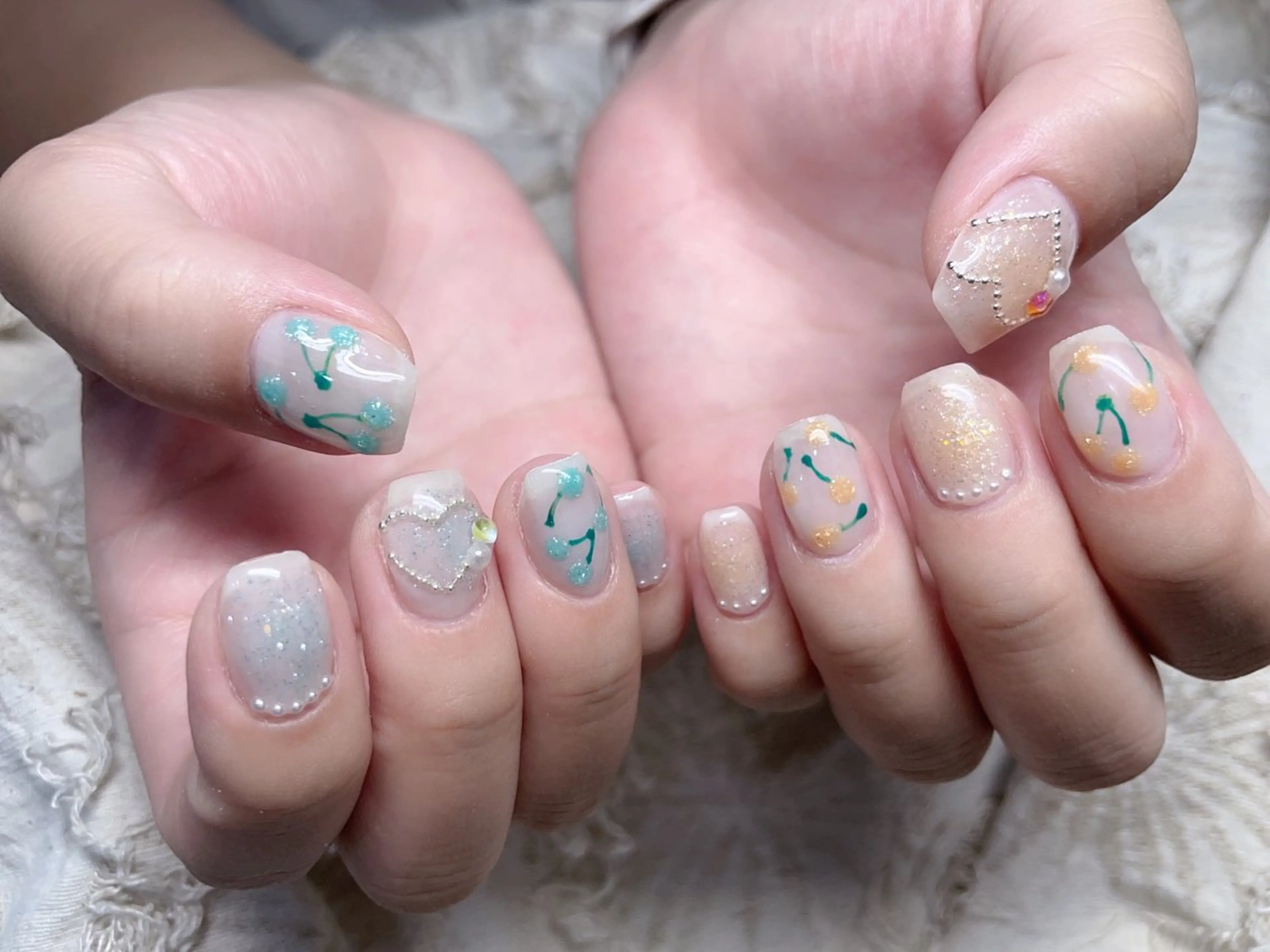 ネイル 神田 ココナッツのネイルデザイン