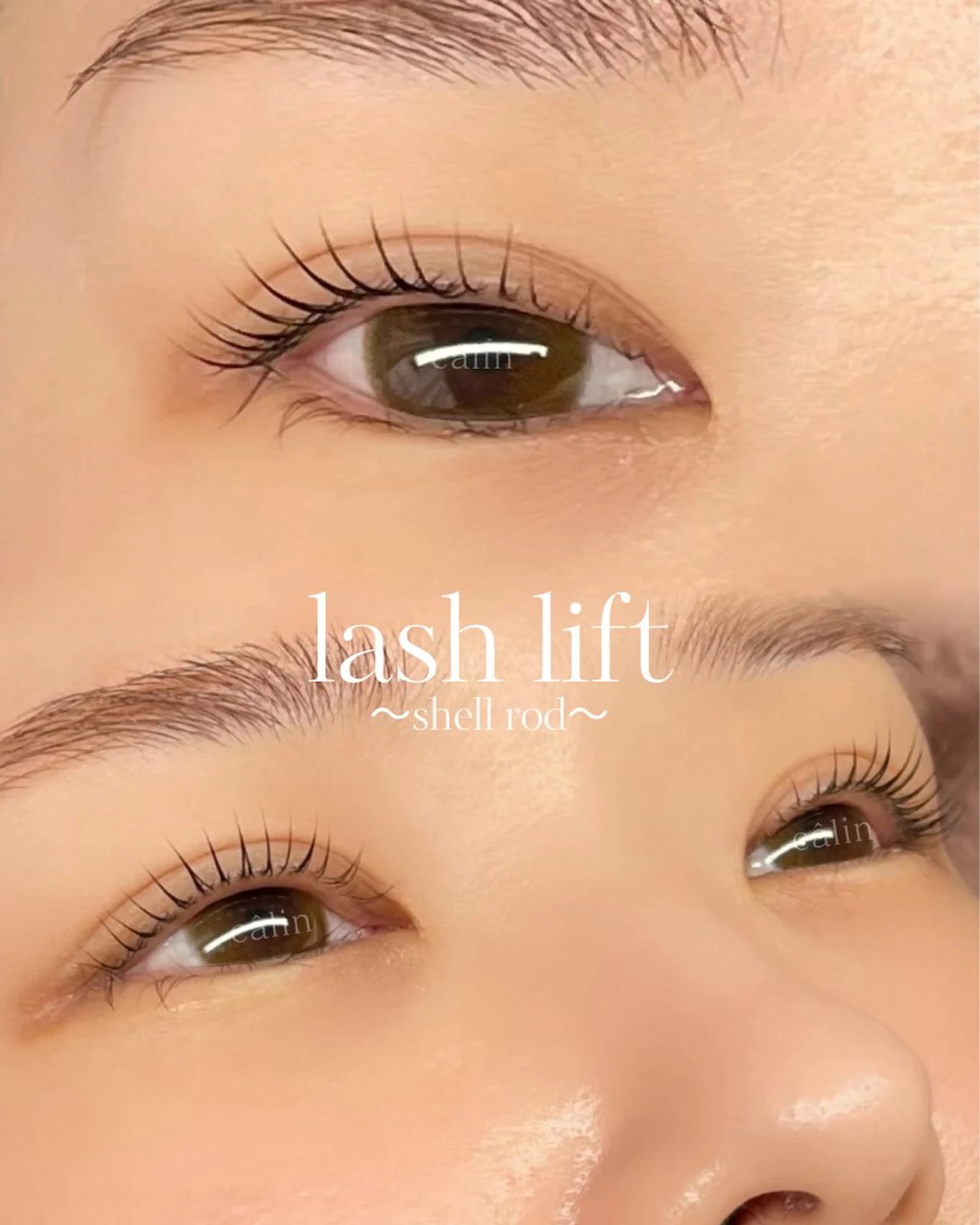 《カッサヘッドマッサージ付き》上まつ毛ラッシュリフト(コーティング仕上げ込み)の写真