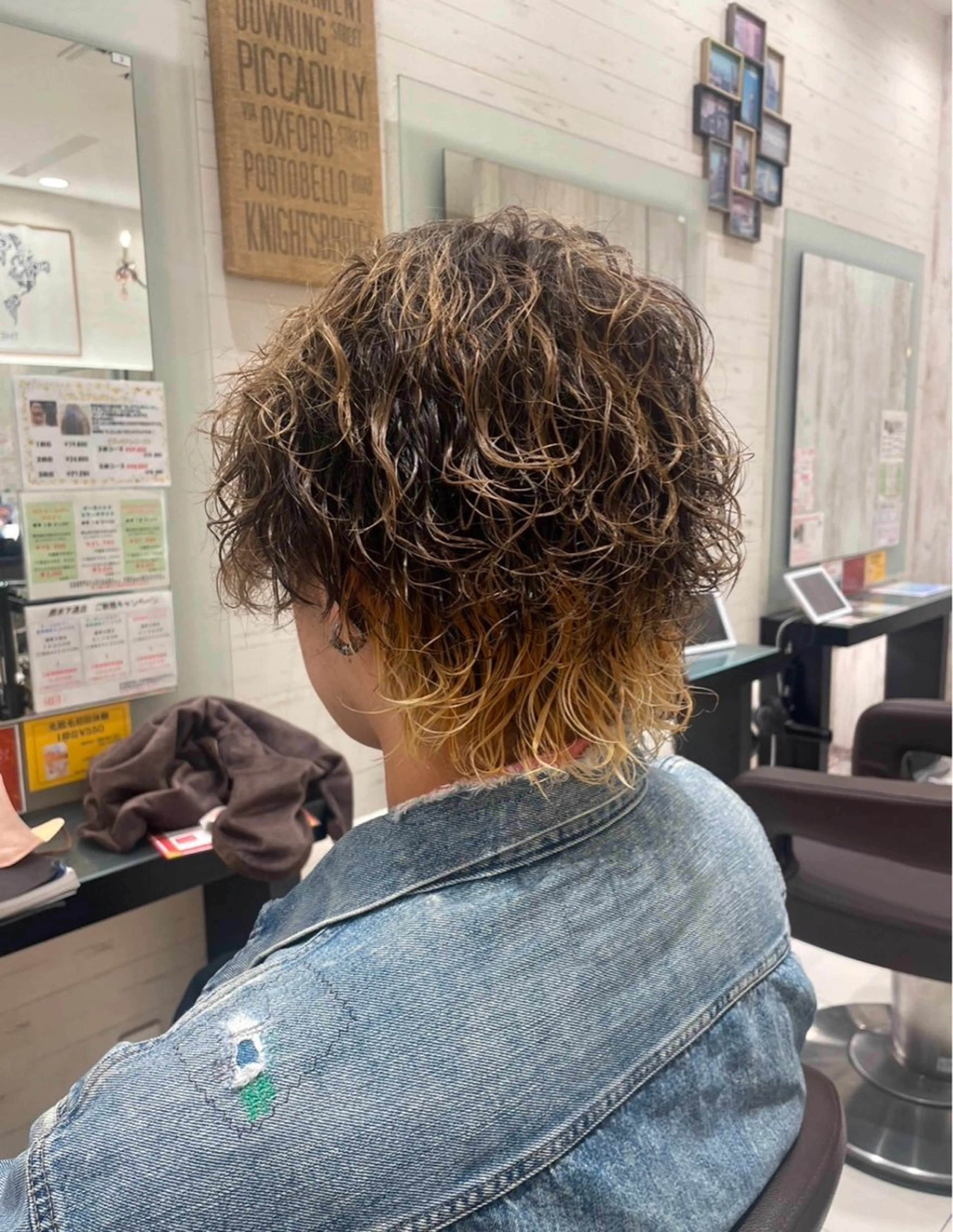 カット✂︎✖︎波巻きorスパイラルパーマ💫の写真
