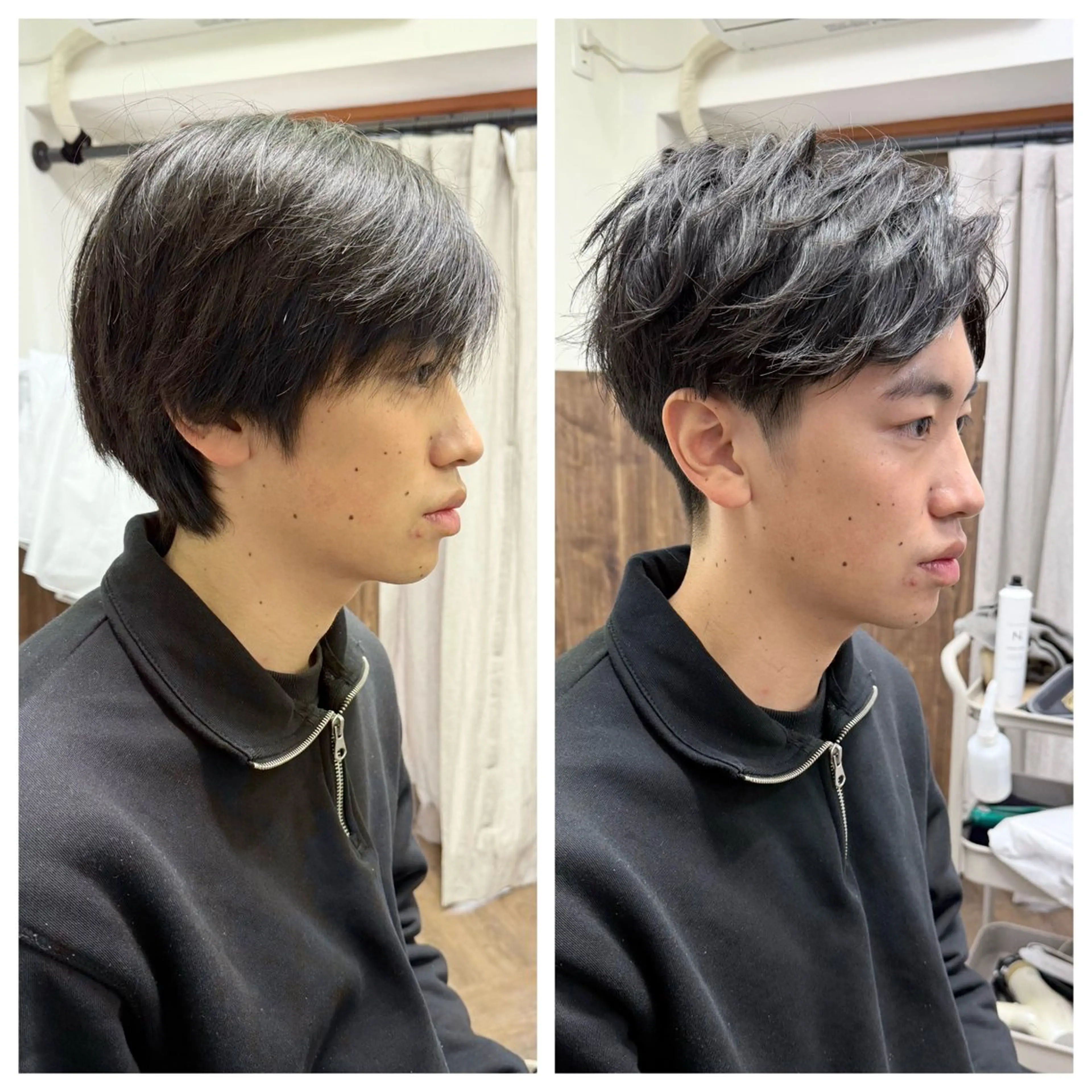 メンズ カット メンズカット動画 格好良くします佐藤のヘアスタイル