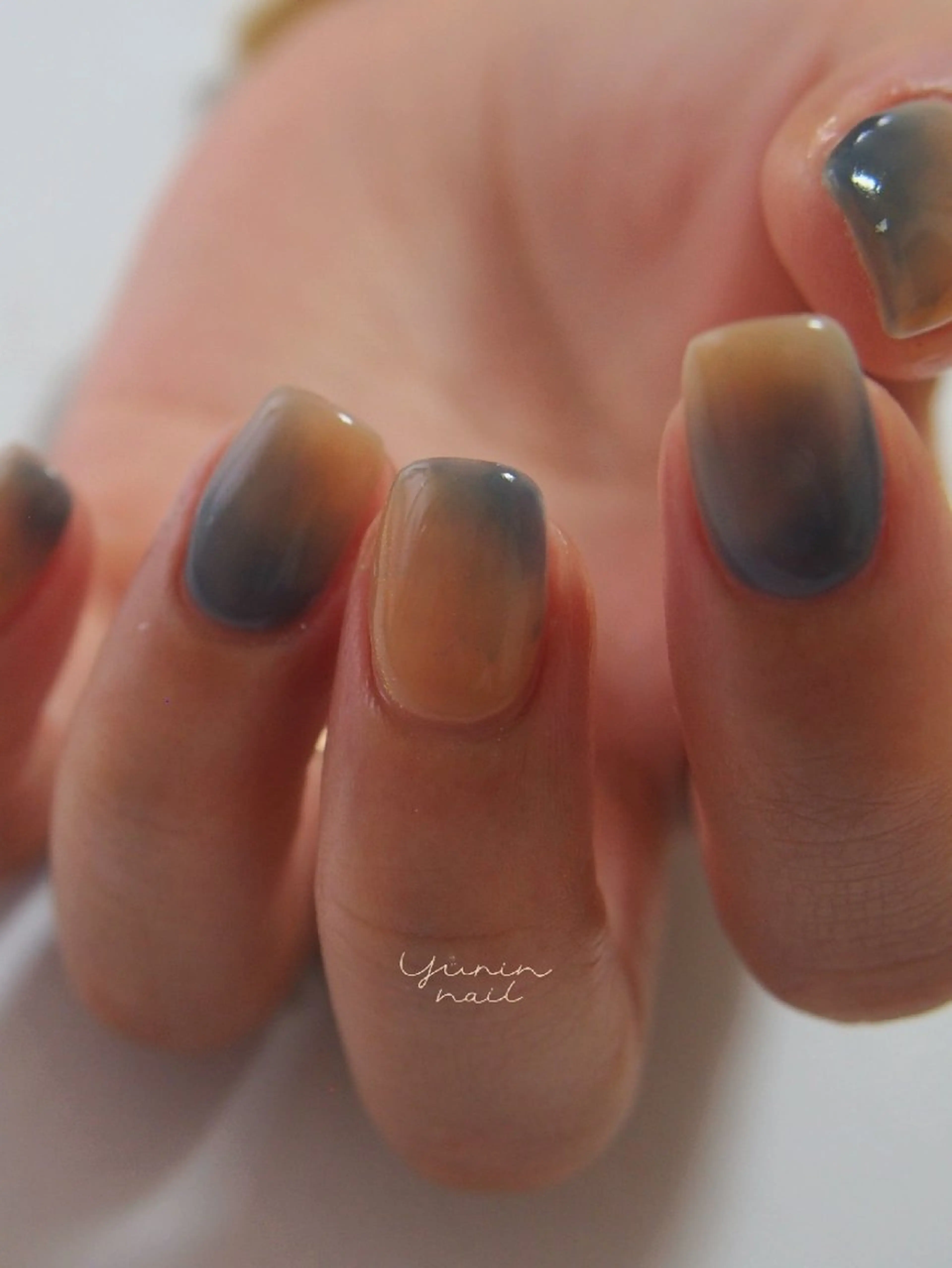 ネイル 大理石ネイル(マーブル) ショートネイル ショートネイル専門 yurin nailのネイルデザイン