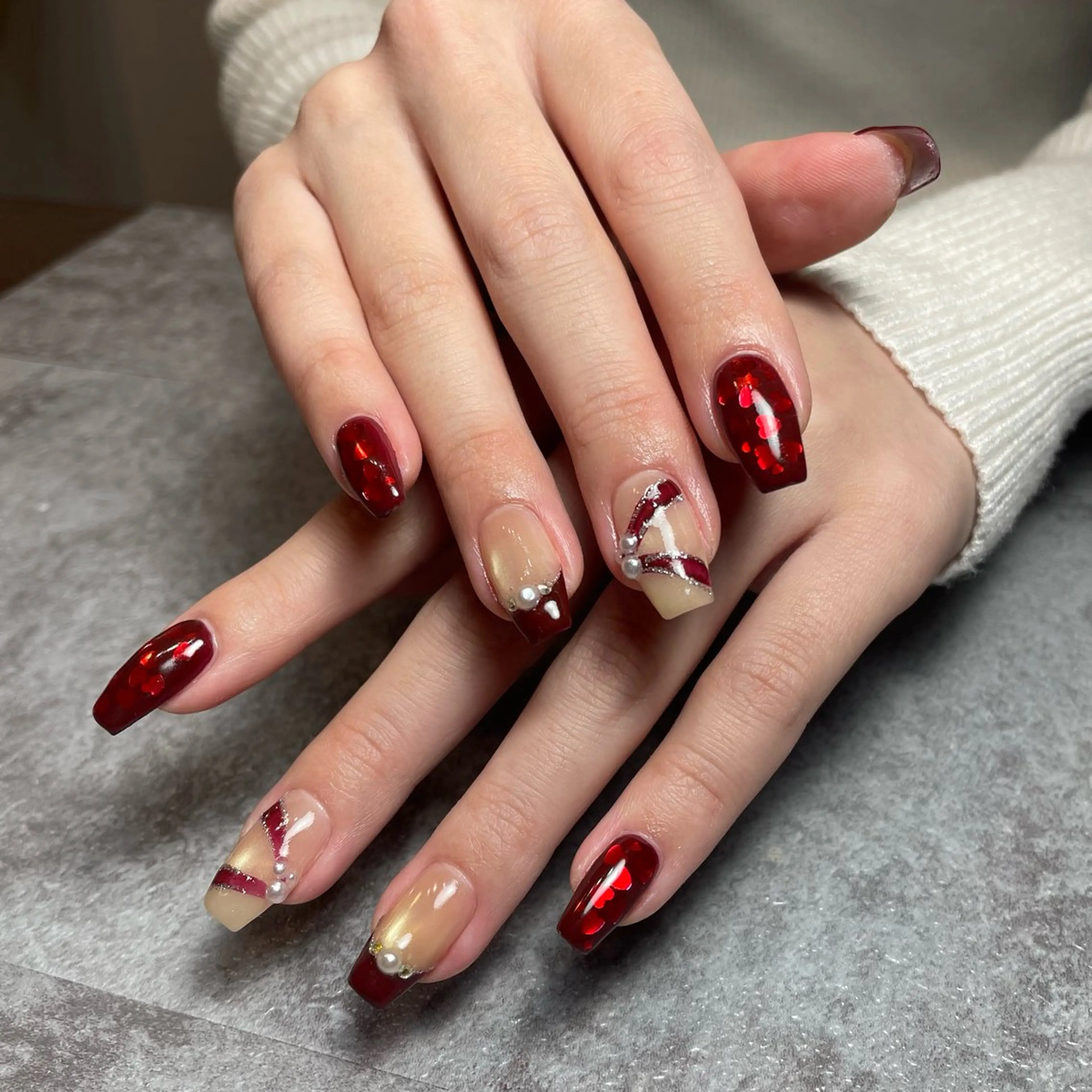 ネイル ハンドネイル nail salon こぐまのネイルデザイン