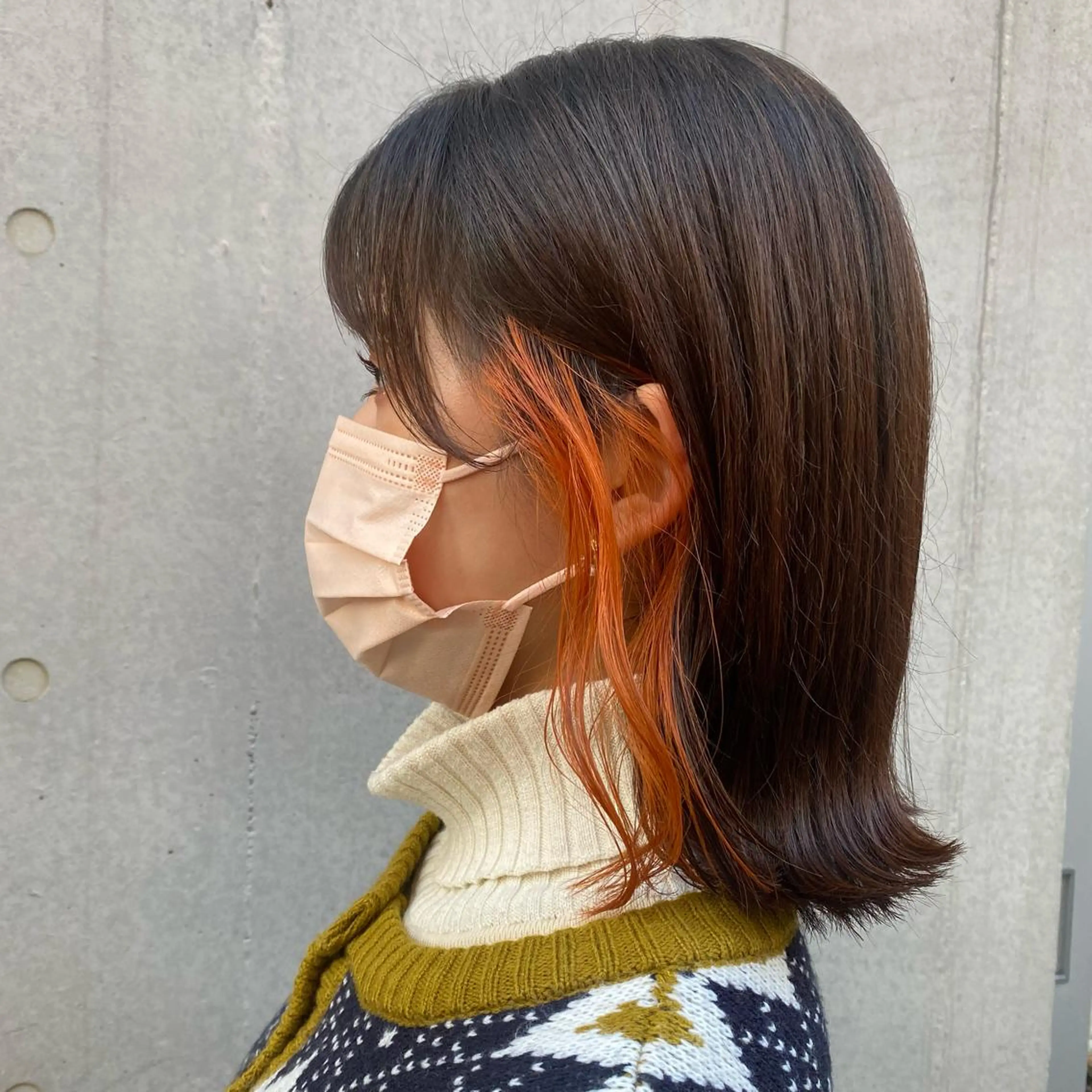 ミディアム カラー 🪭risa 暖色/レイヤー🪭のヘアスタイル