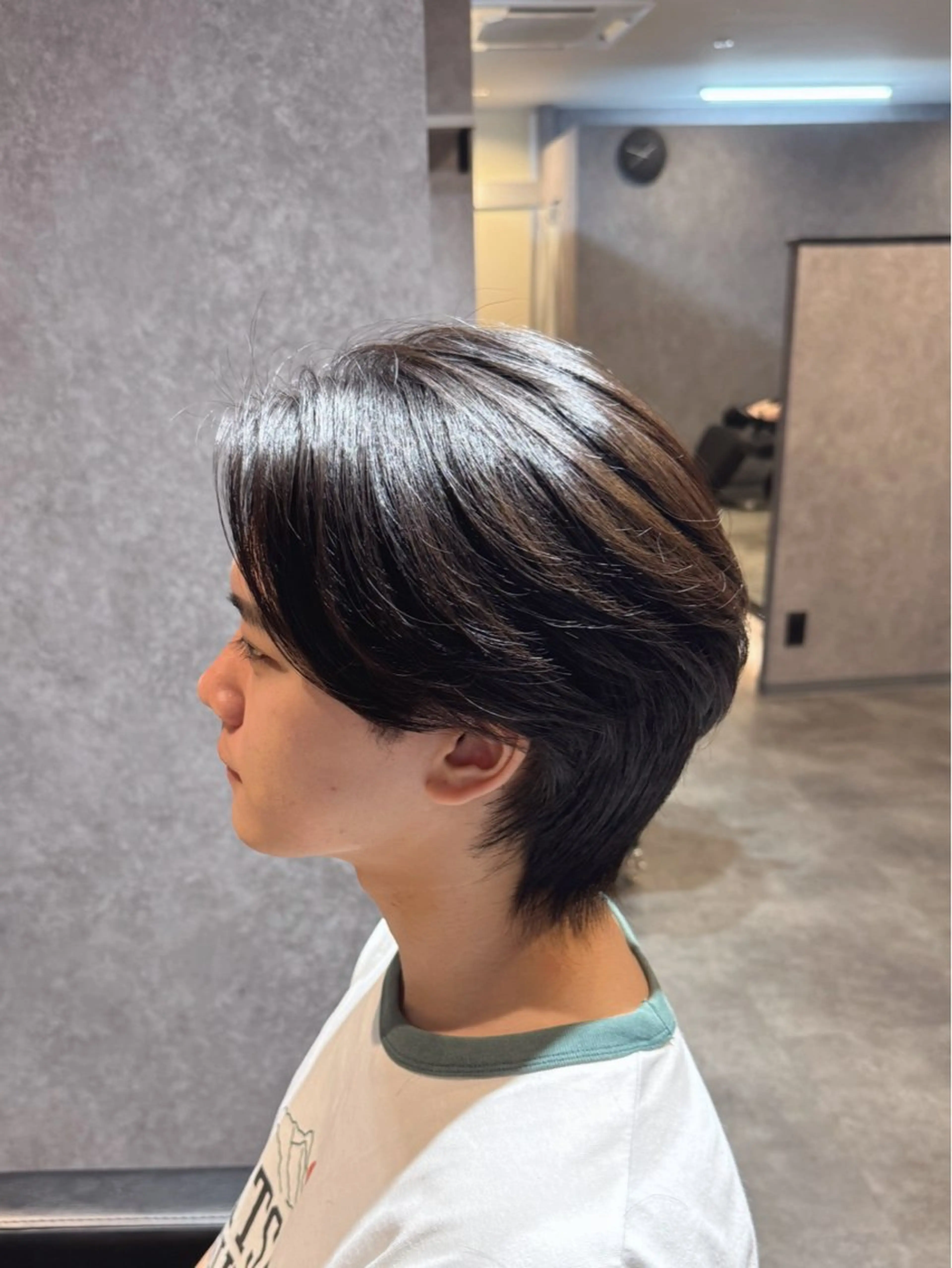 ミディアム パーマ メンズ 縮毛矯正 カット 縮毛矯正 トリートメント 曲がる縮毛矯正 masashiのヘアスタイル