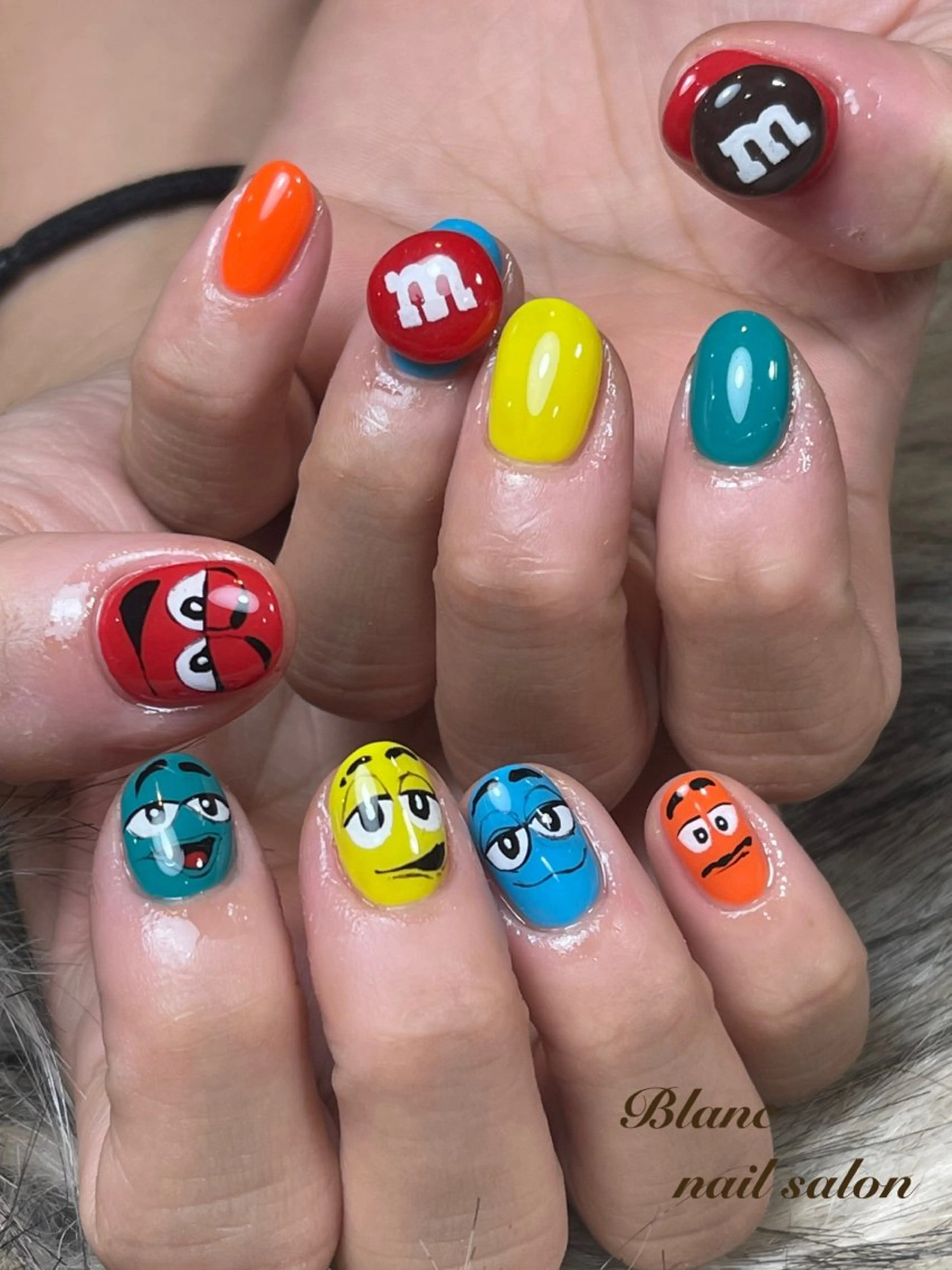 ショート Blanc ブランのネイルデザイン