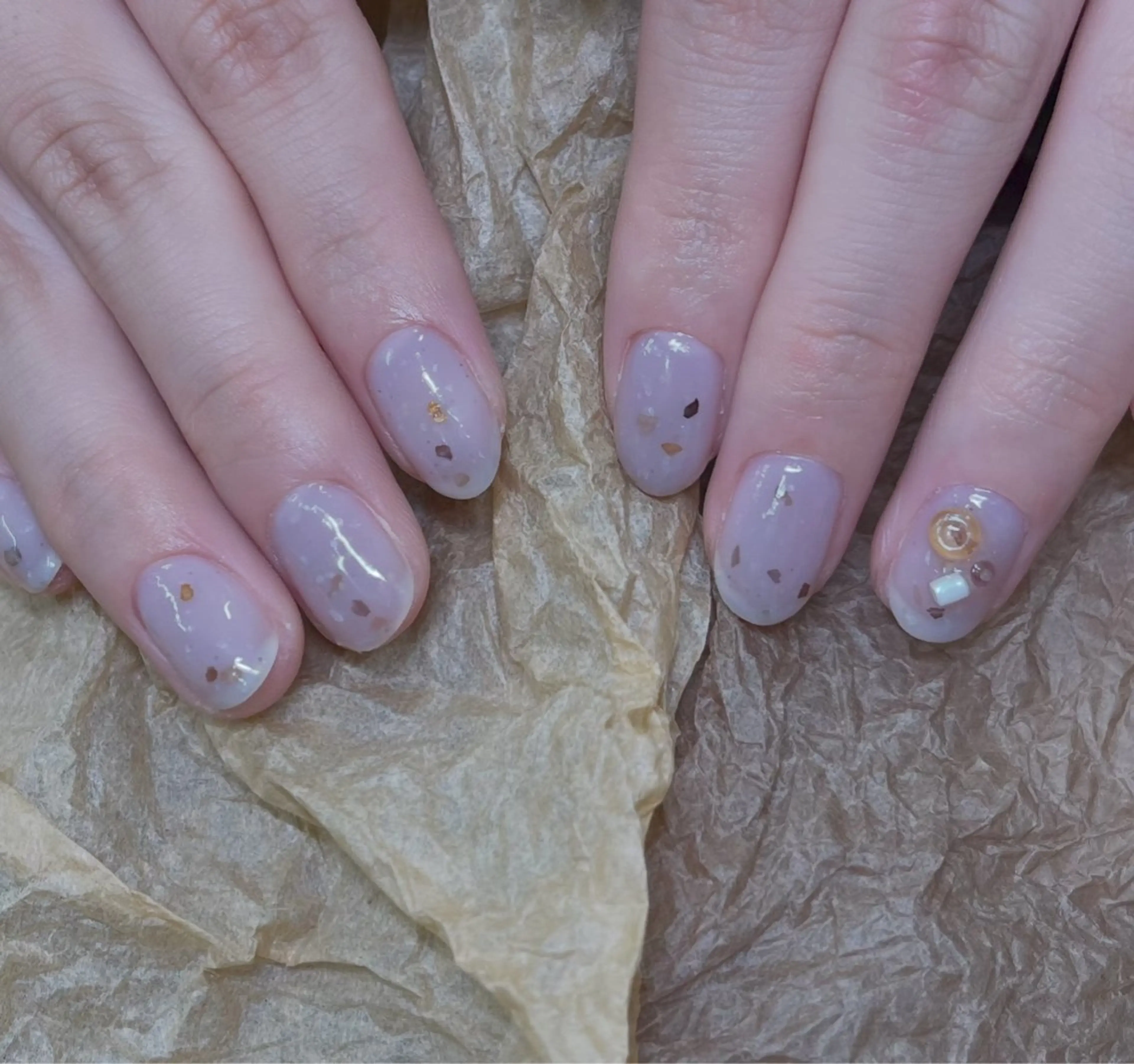 ネイル 持ち込み ワンカラーネイル ワンホンネイル ToliyDeliy Nail Salonのネイルデザイン