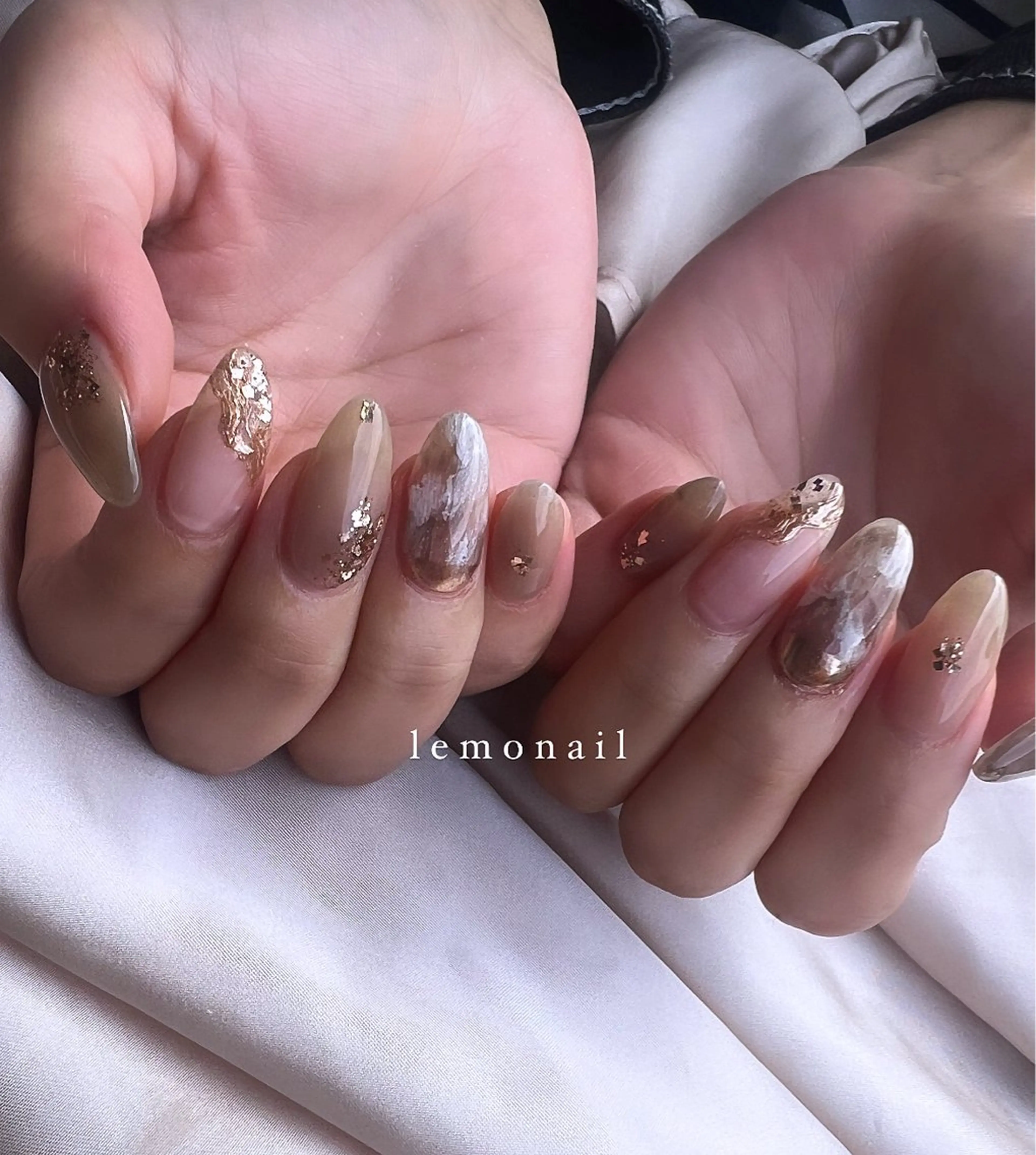 ネイル ニュアンスネイル lemo_nail 🍋のネイルデザイン