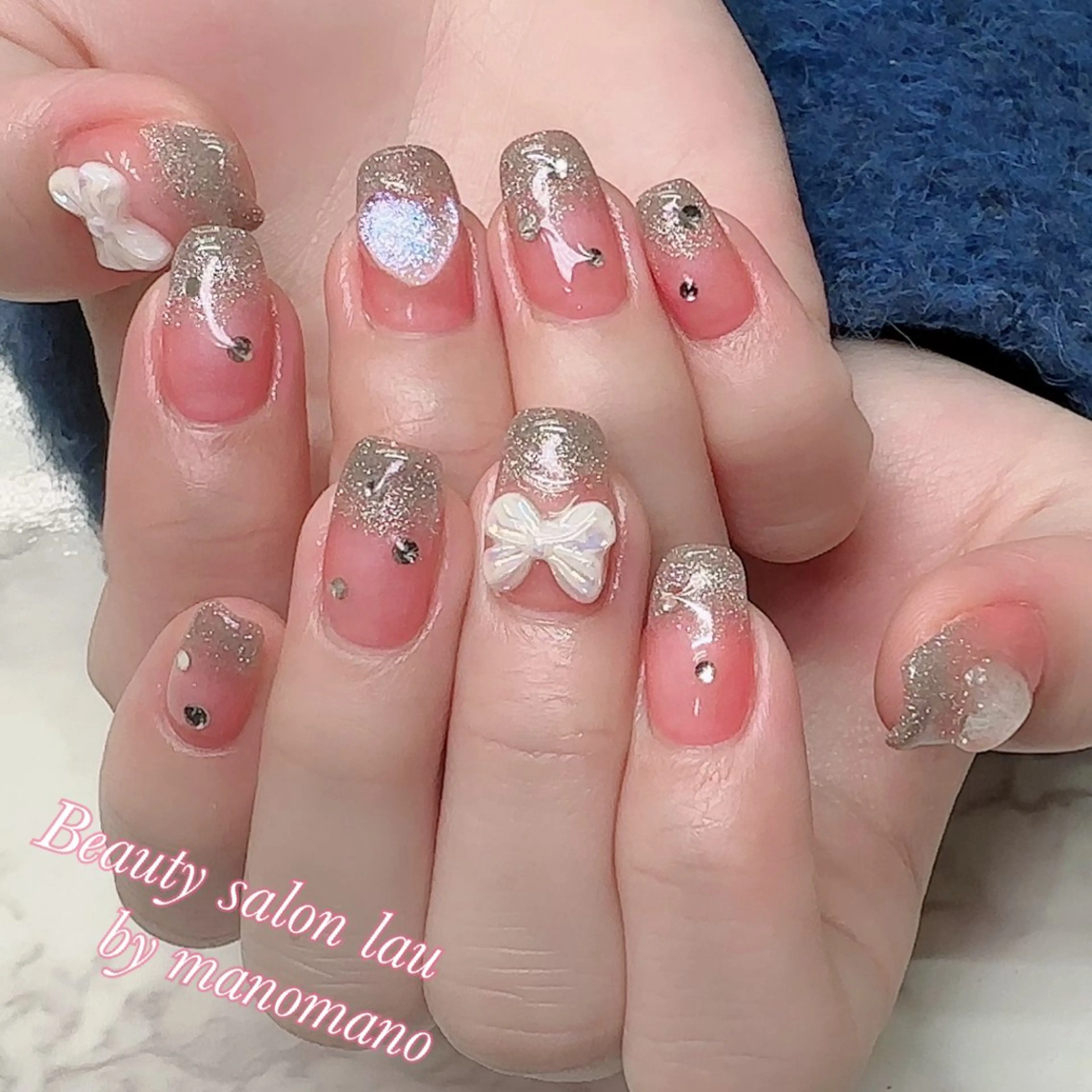 ネイル ハンドネイル ラウバイマノマノ なかざとのネイルデザイン