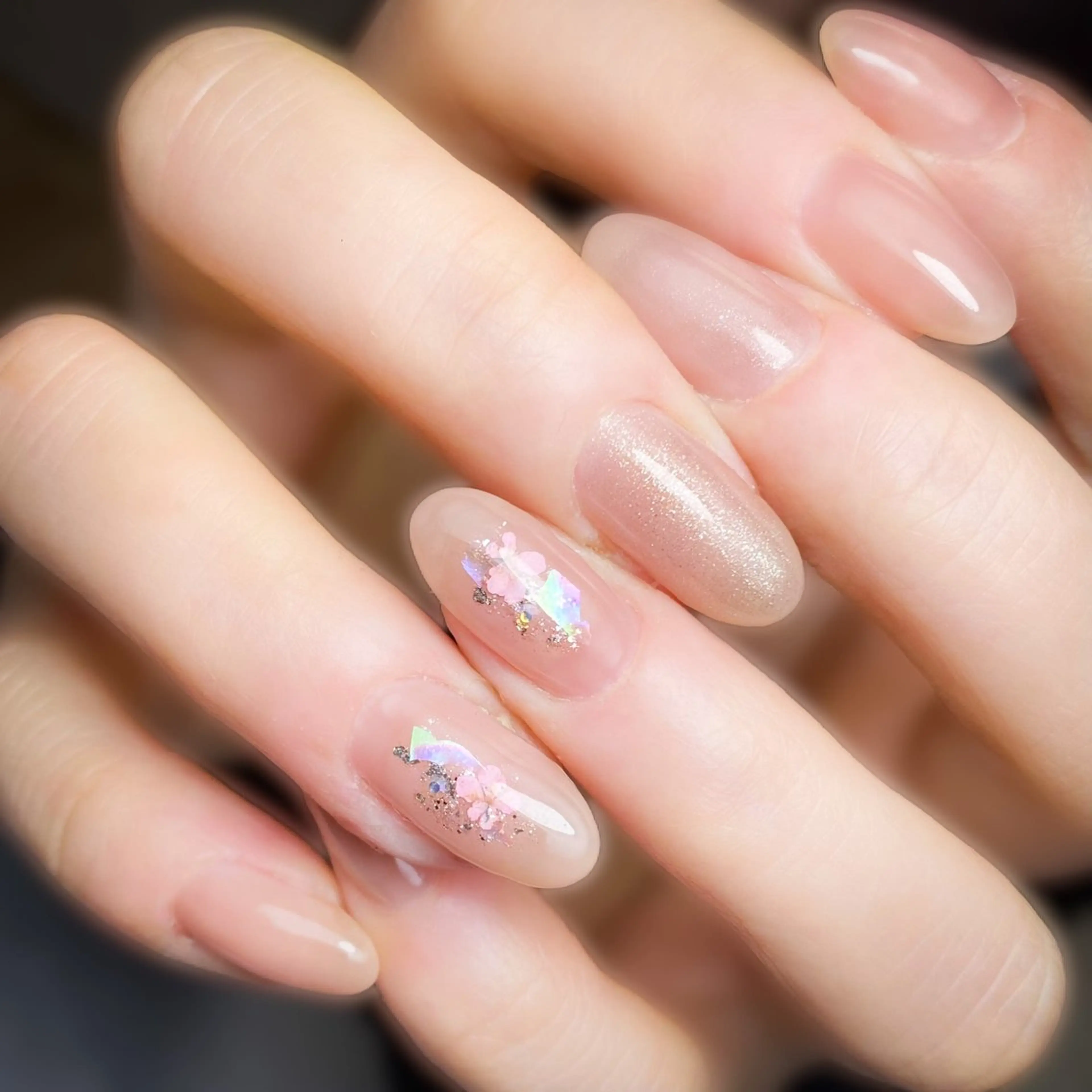 ネイル ハンドネイル &.nail/ ニュアンス/持込み可のネイルデザイン