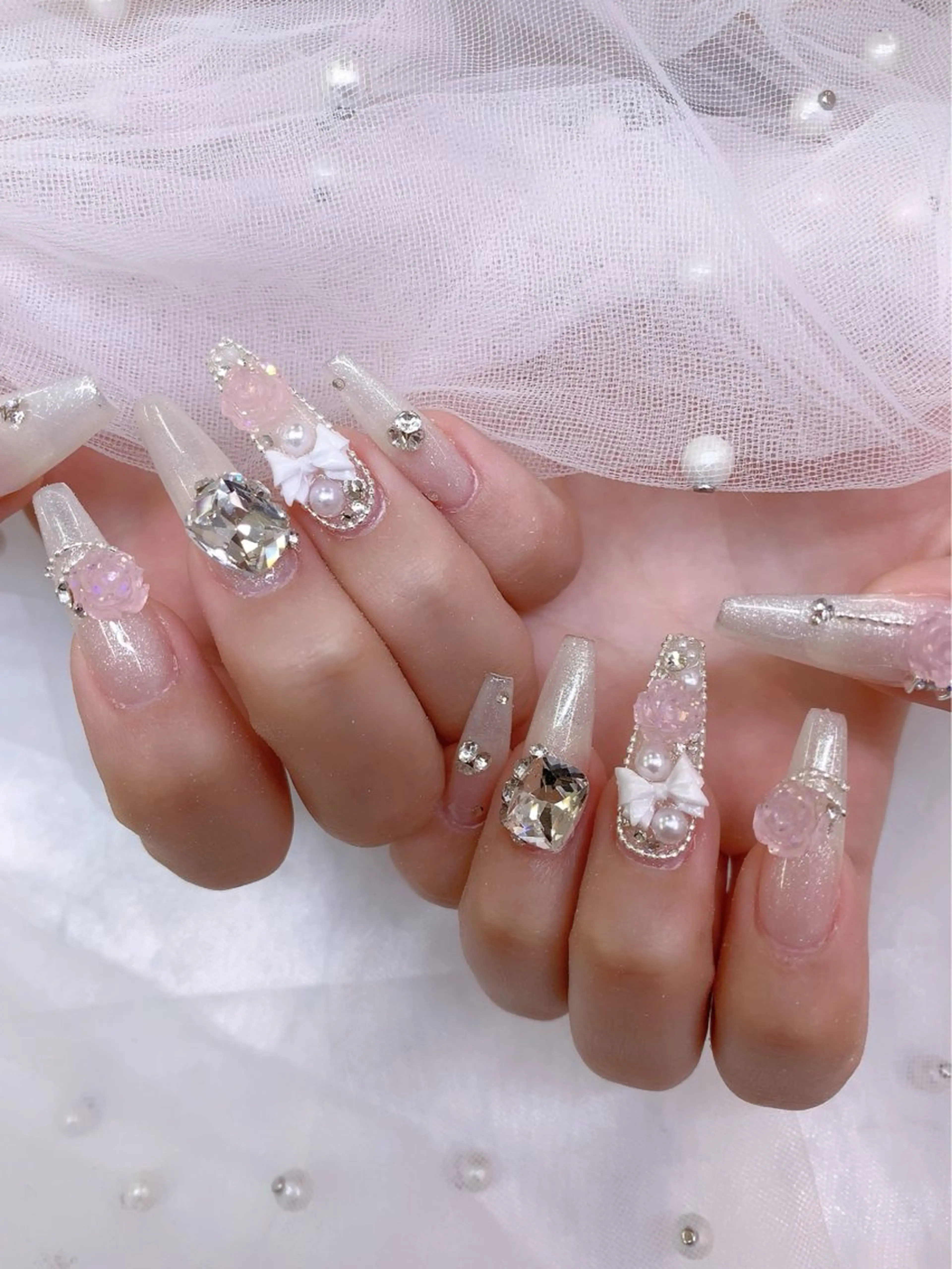 ネイル U・mi nail salon【長さ出し/パラジェル/持ち込み/定額ネイル/学割U24】所属・Uminail ゆうゆうのネイルデザイン