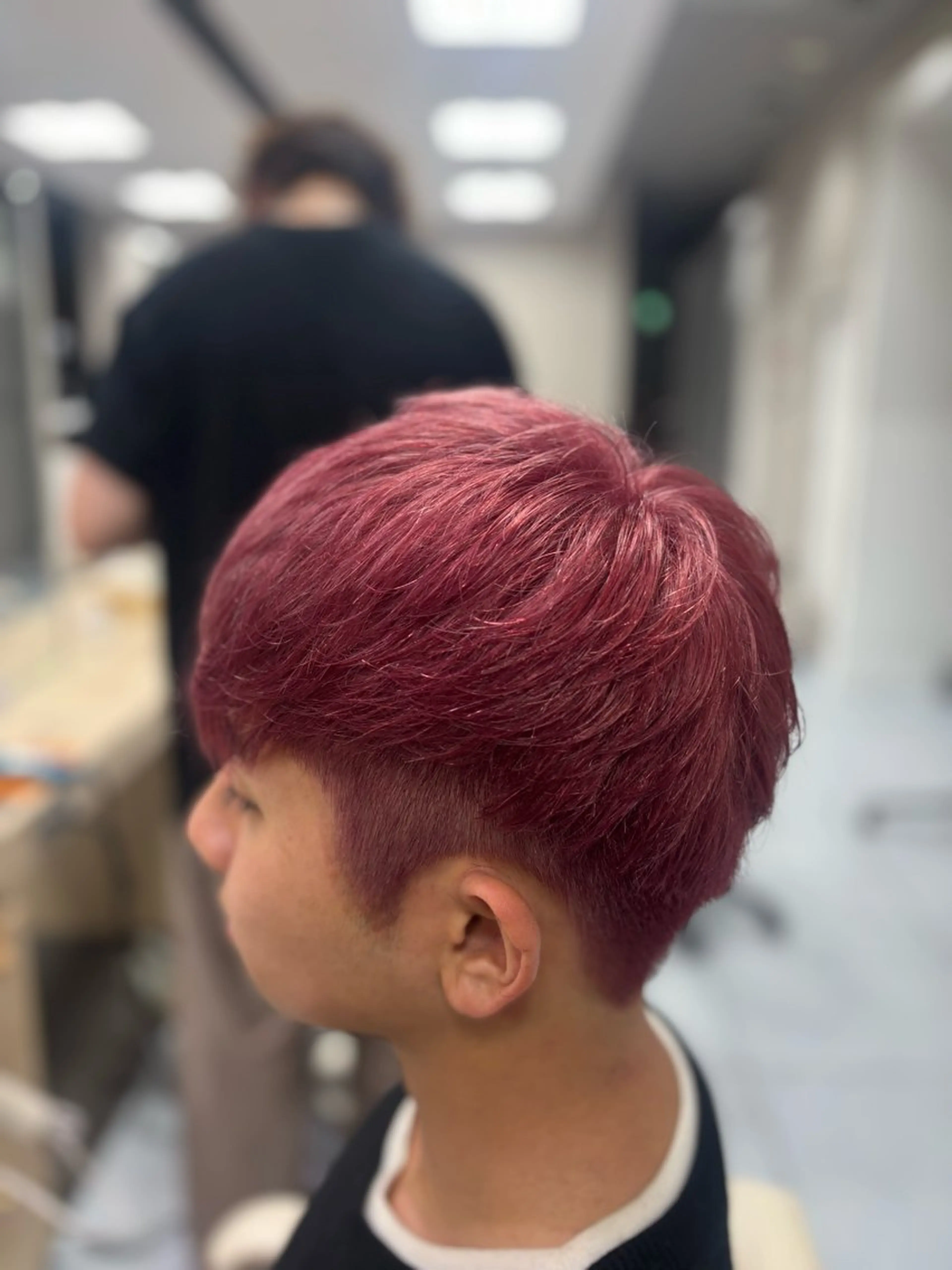 カラー メンズ ヘアカラー メンズ特化韓国風 パーマスタイル/りんのヘアスタイル