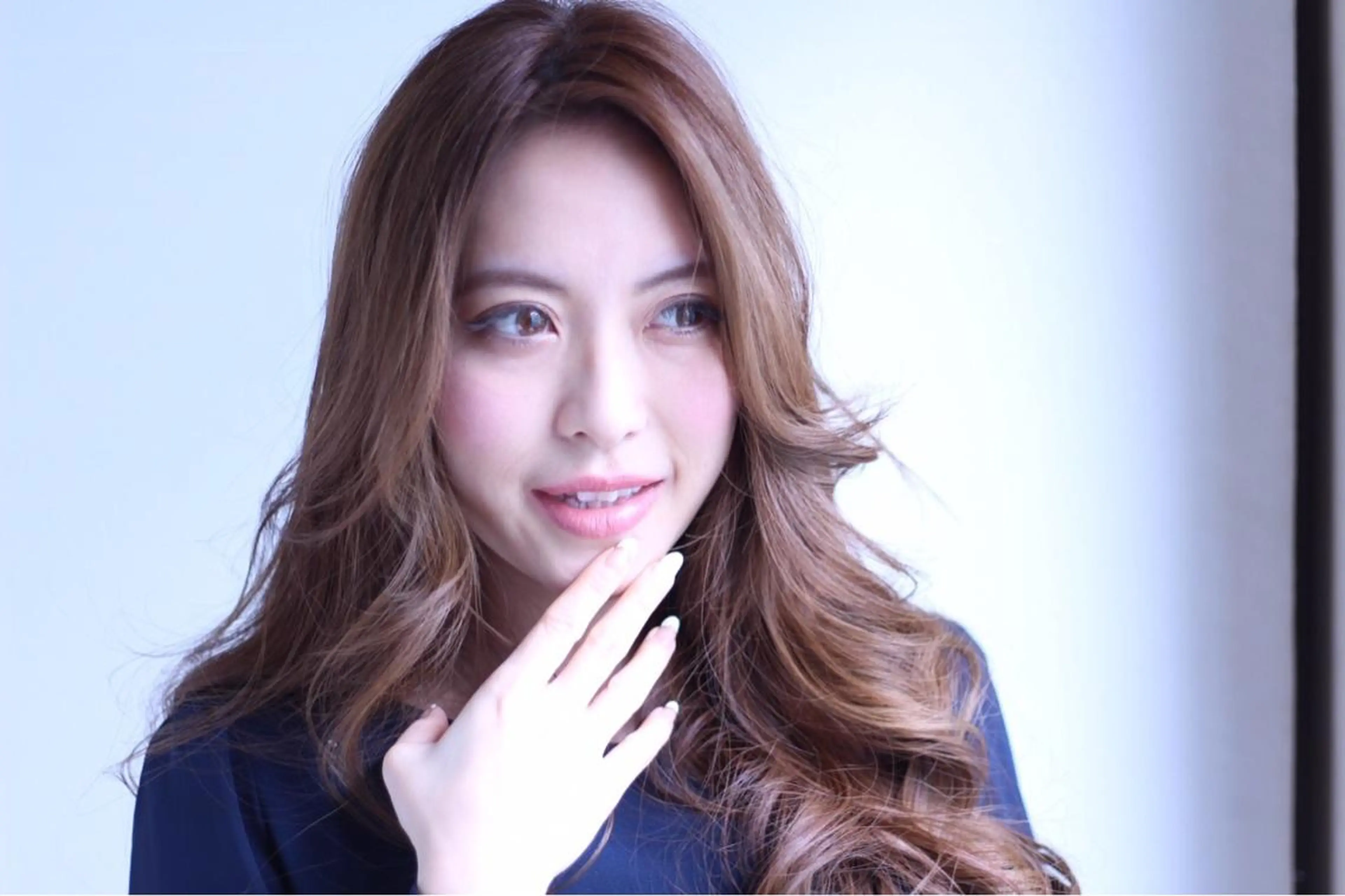 ロング カラー ヘアカラー トリートメント ヘッドスパ ポ コのヘアスタイル