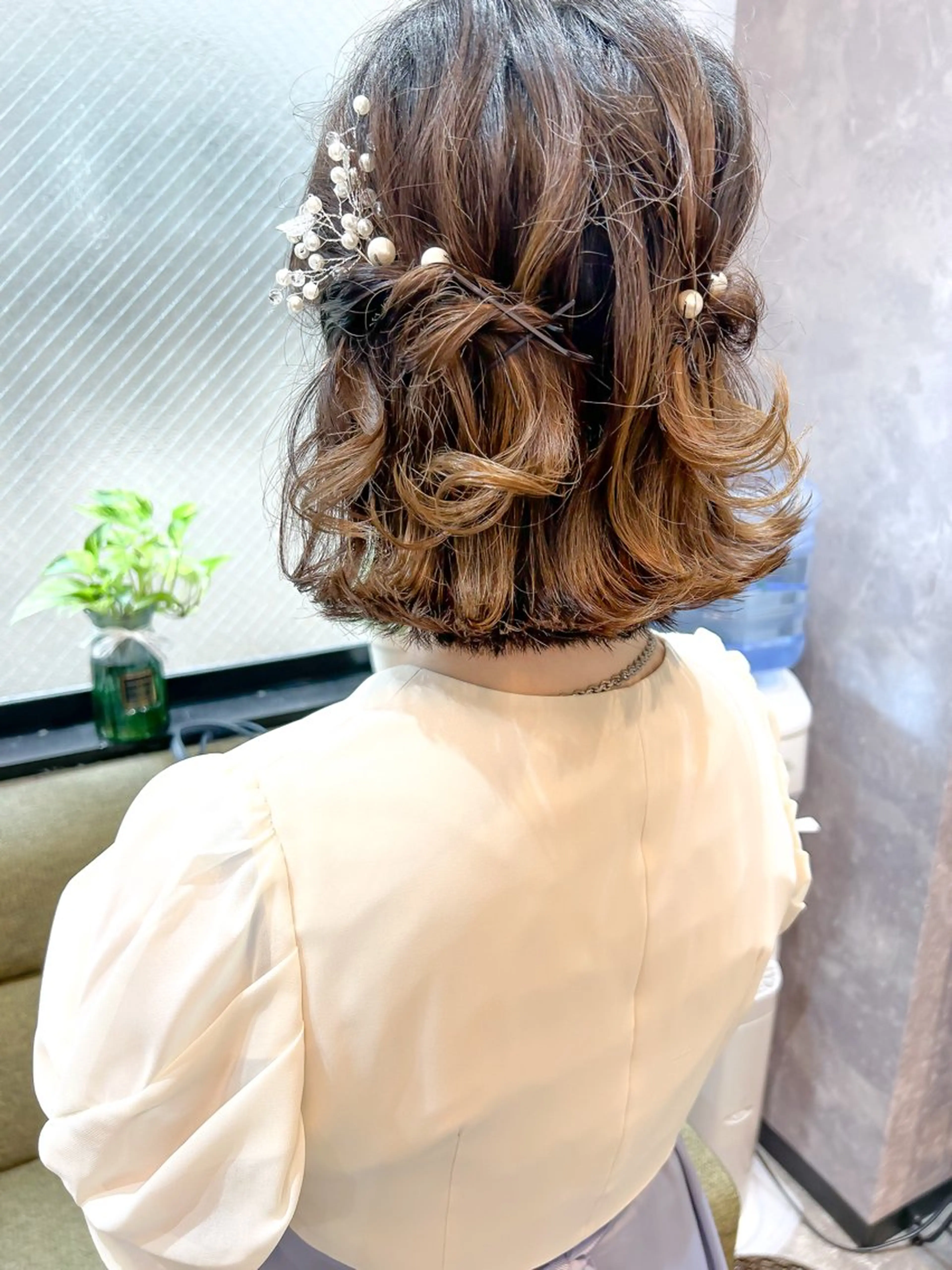 ショート ヘアアレンジ ボブ ヘアセット SHANTi 飯塚 ヘアセット/髪質改善のヘアスタイル