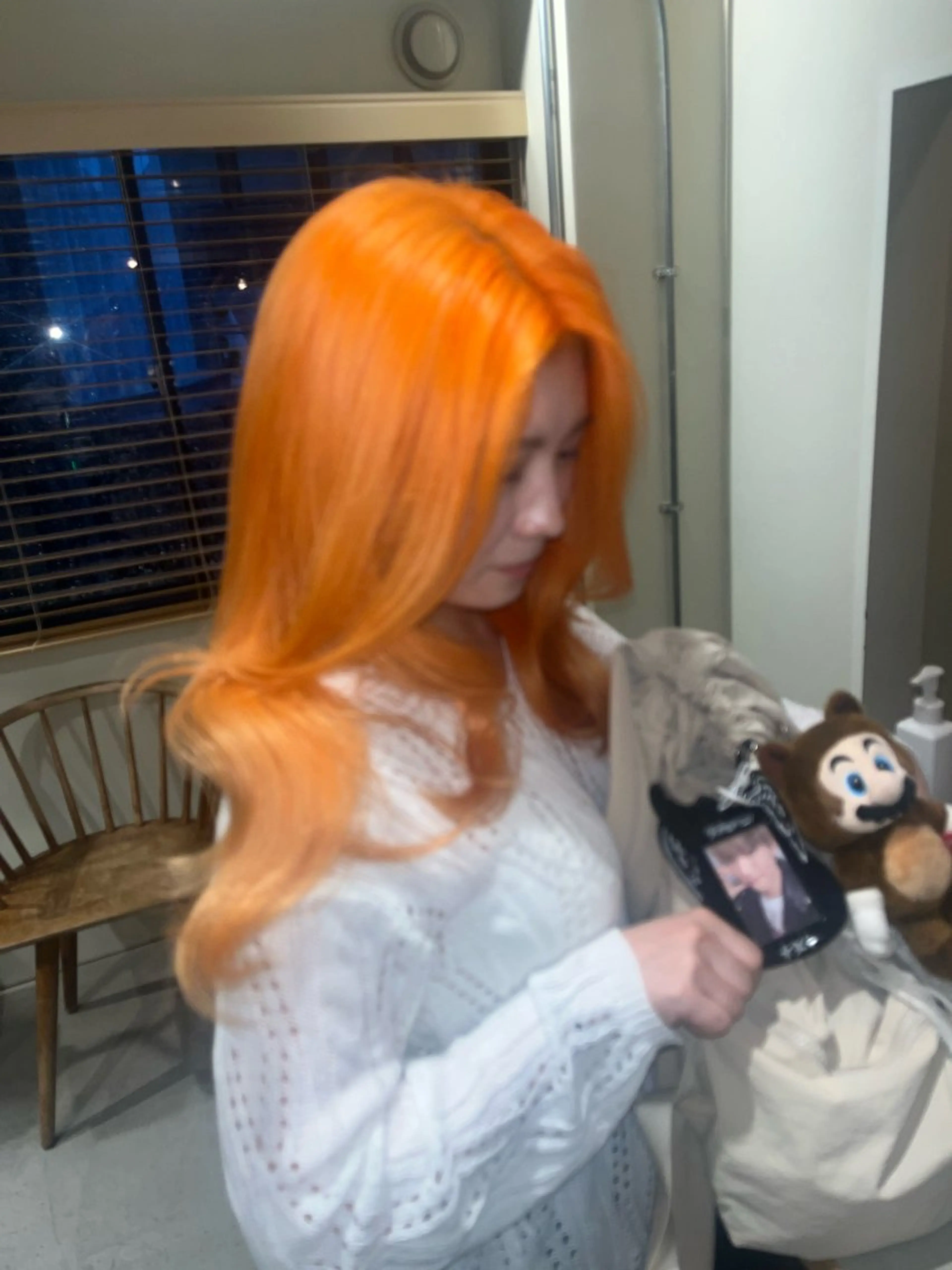 ロング カラー ブリーチ ダブルカラー 🦮shiori アイドルオタク🦮のヘアスタイル