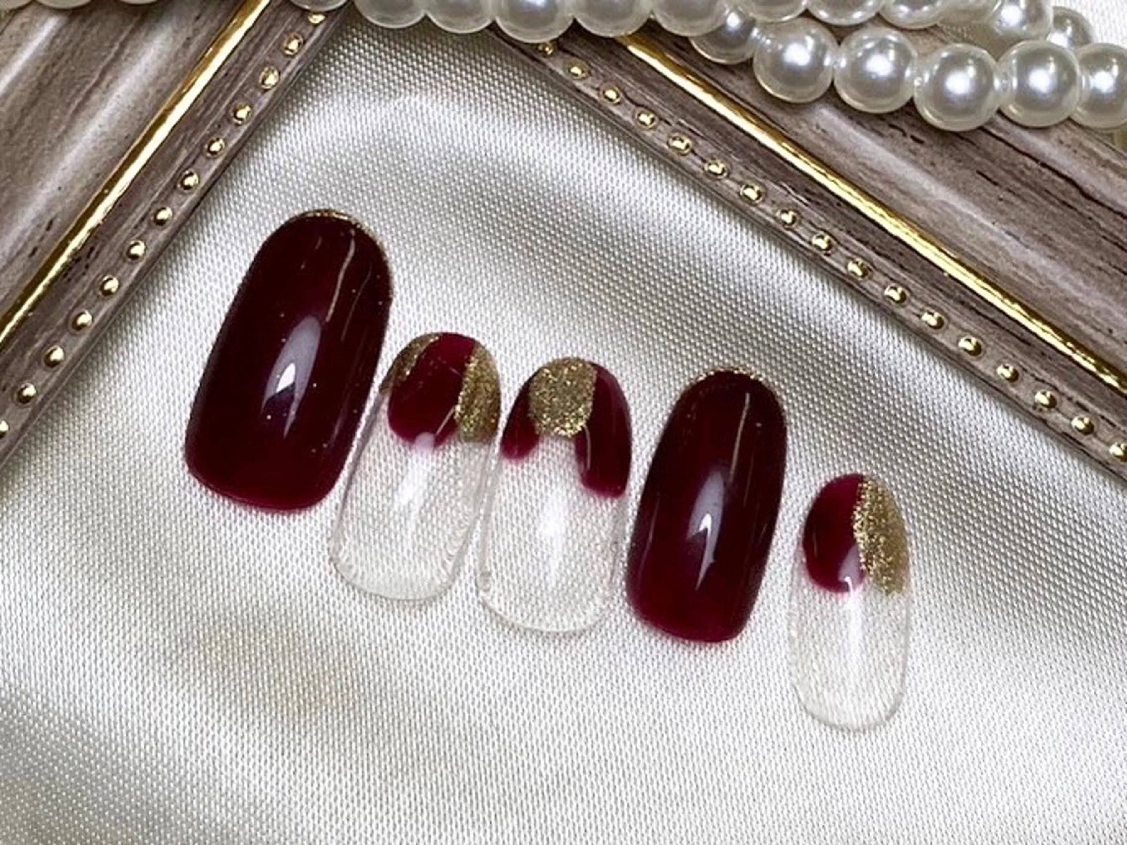 ネイル ハンドネイル プティリボン 武蔵小金井店のネイルデザイン