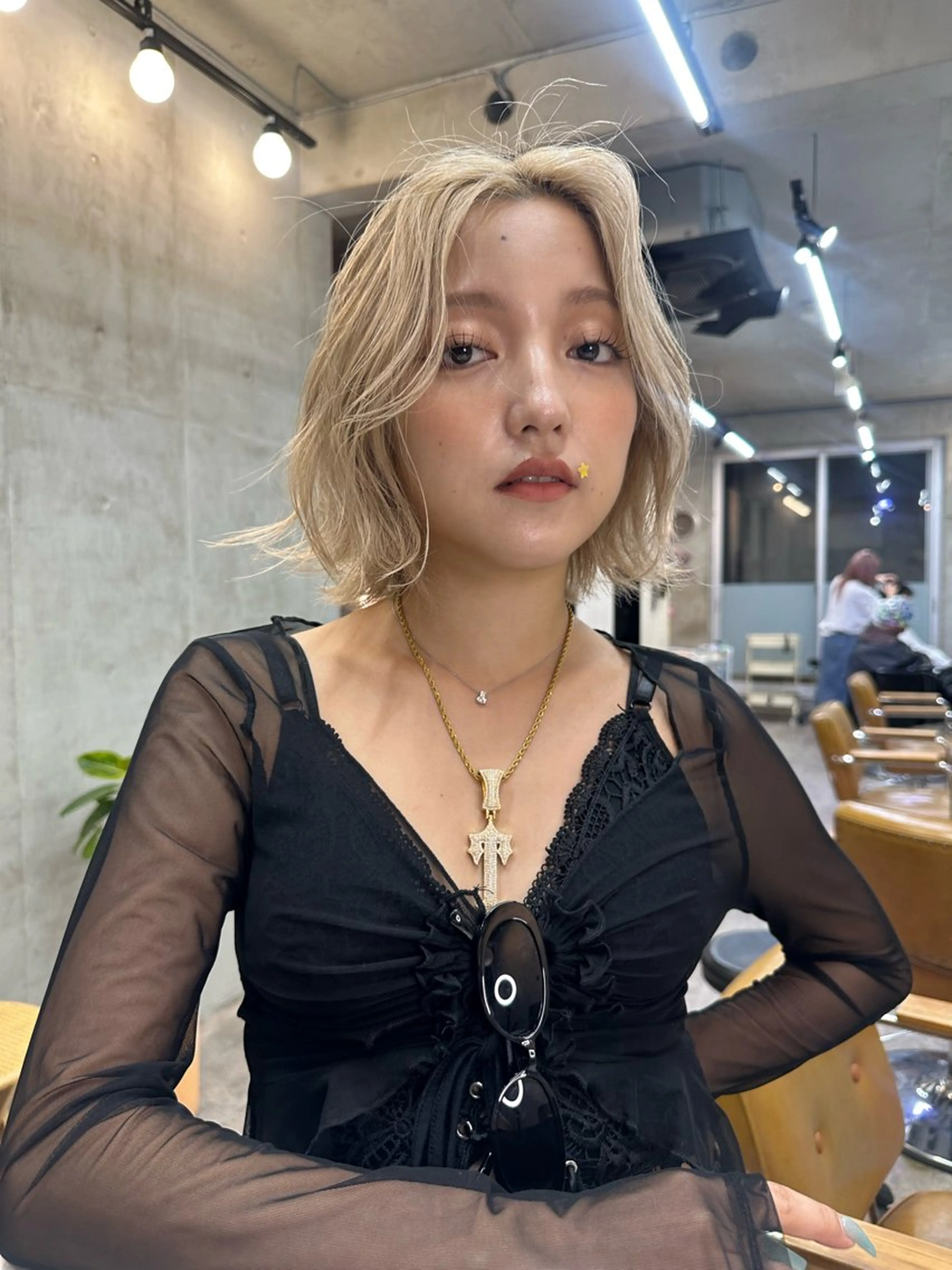 ショート カラー ハイトーンカラー ボブ カット ヘアカラー トリートメント カットモデル募集中 ／HARUKA🎀のヘアスタイル