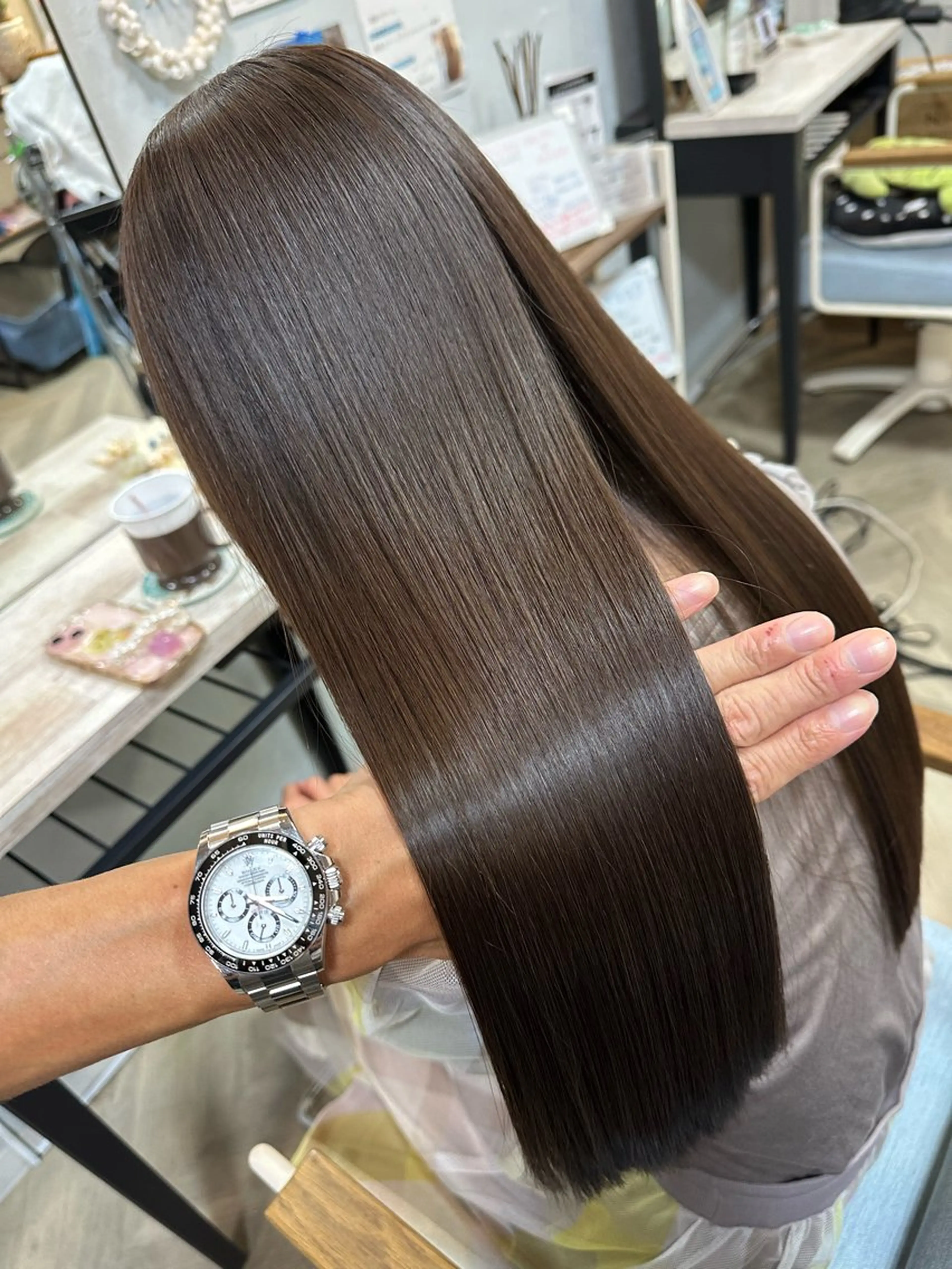 カラー+プリンセストリートメント(サラサラ、ハリコシ艶髪用)🤍の写真