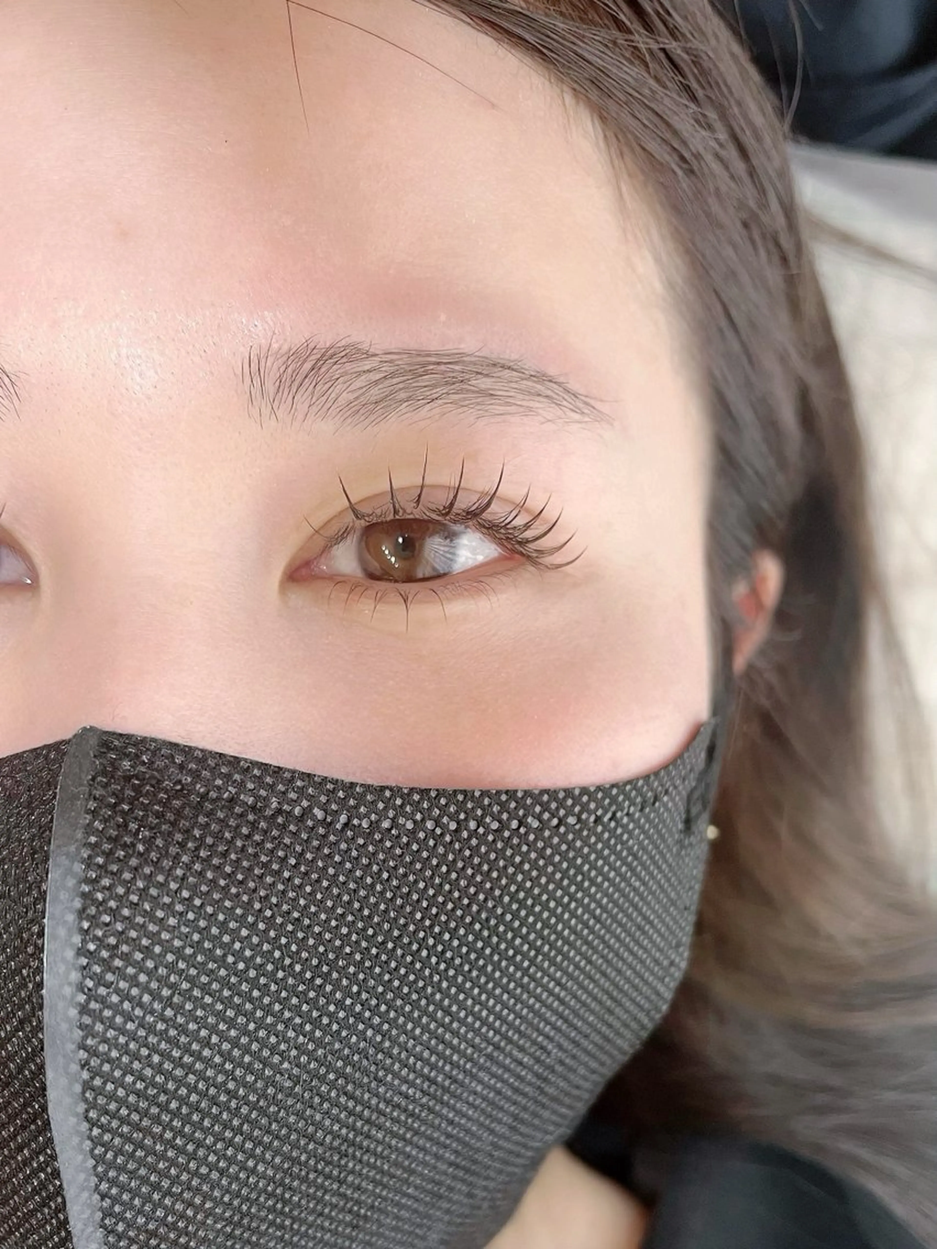 マツエク・マツパ Cカール カラーマツエク フラットラッシュ マツエク eyelist 🤍 chisa.のマツエク・マツパデザイン