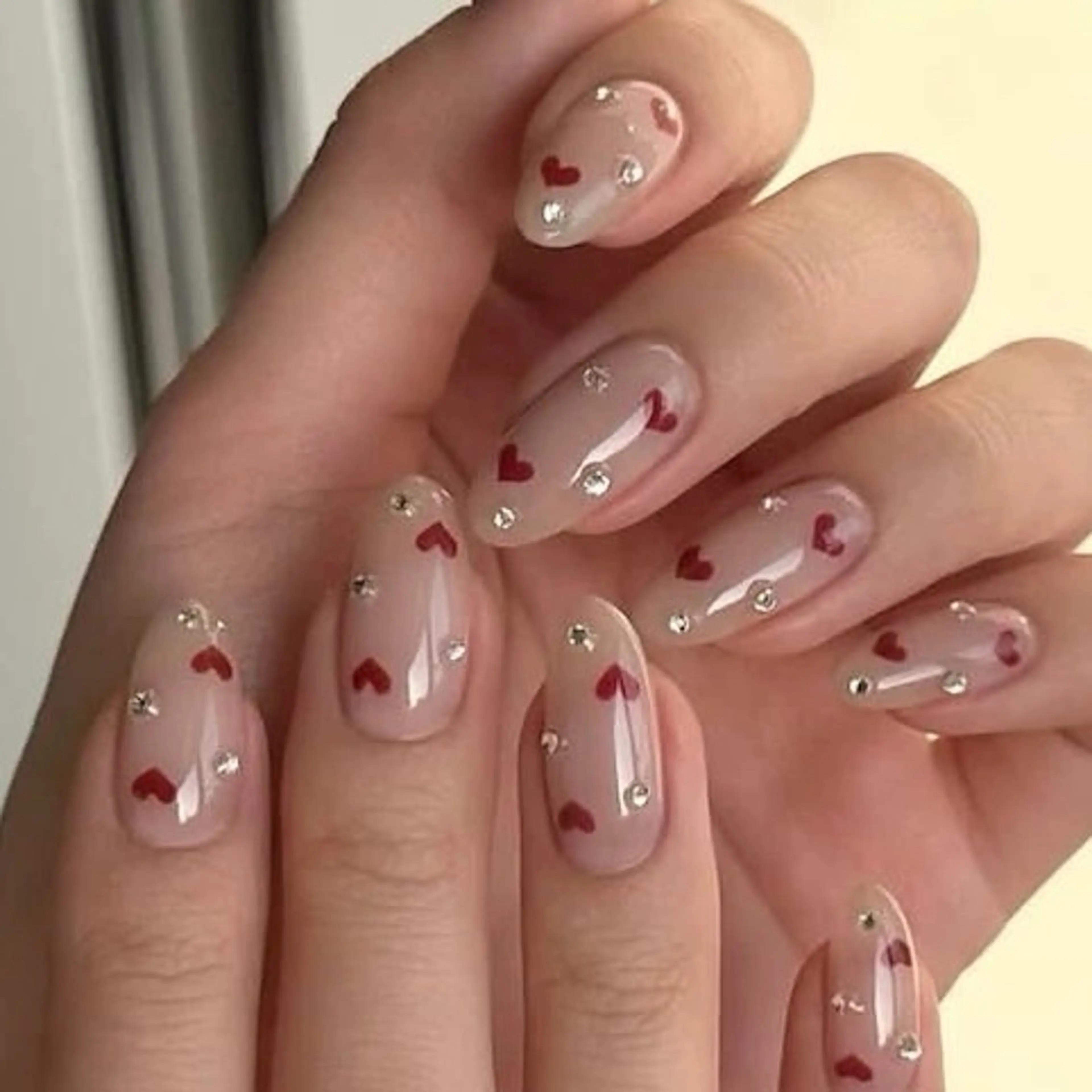 ネイル ハート 韓国ネイル 新大久保 💅Ayumiのネイルデザイン