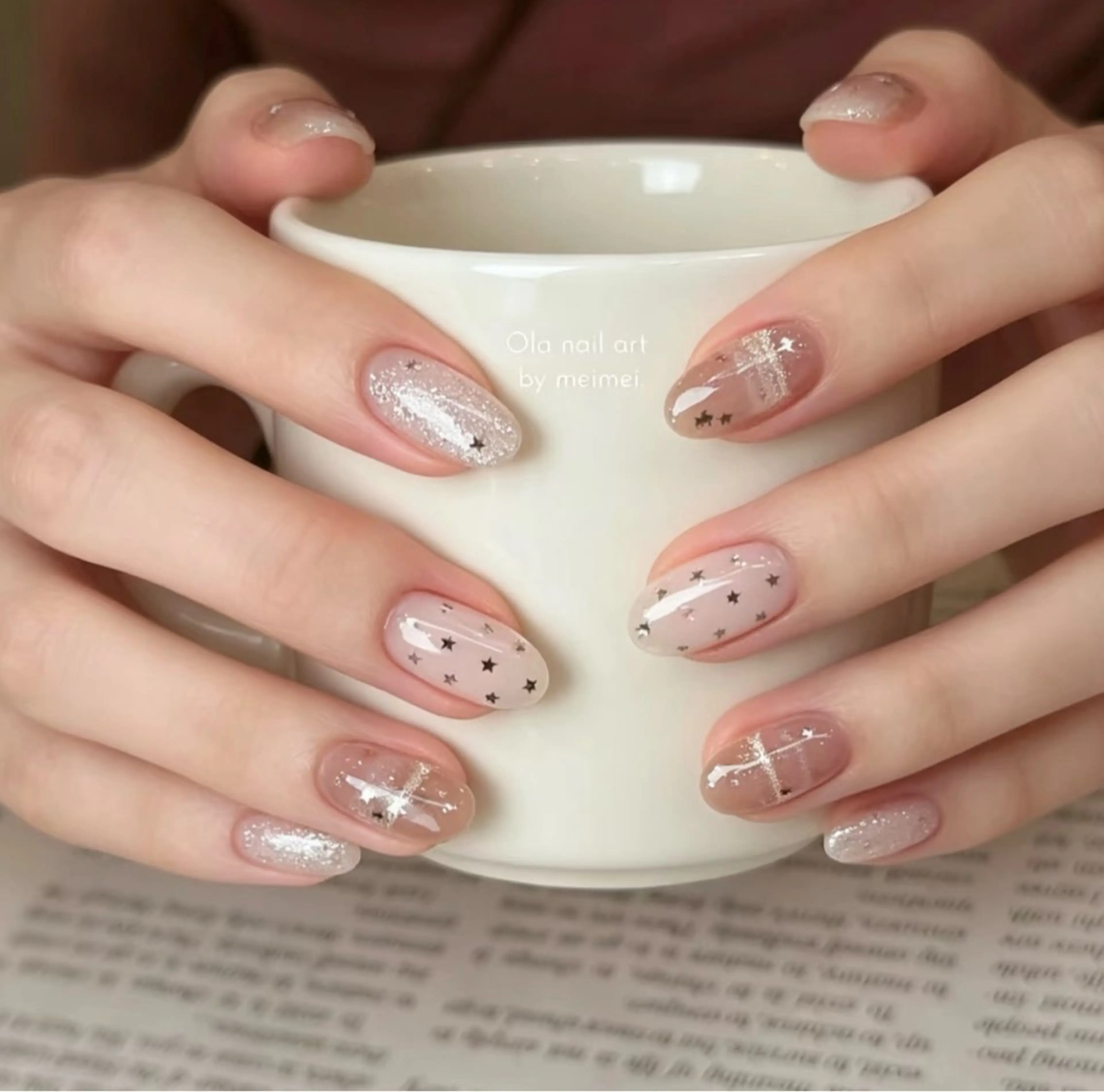 ネイル ハンドネイル パラジェル登録店　Nailsalon Amour  上野湯島店所属・🫧 はる🩵のネイルデザイン