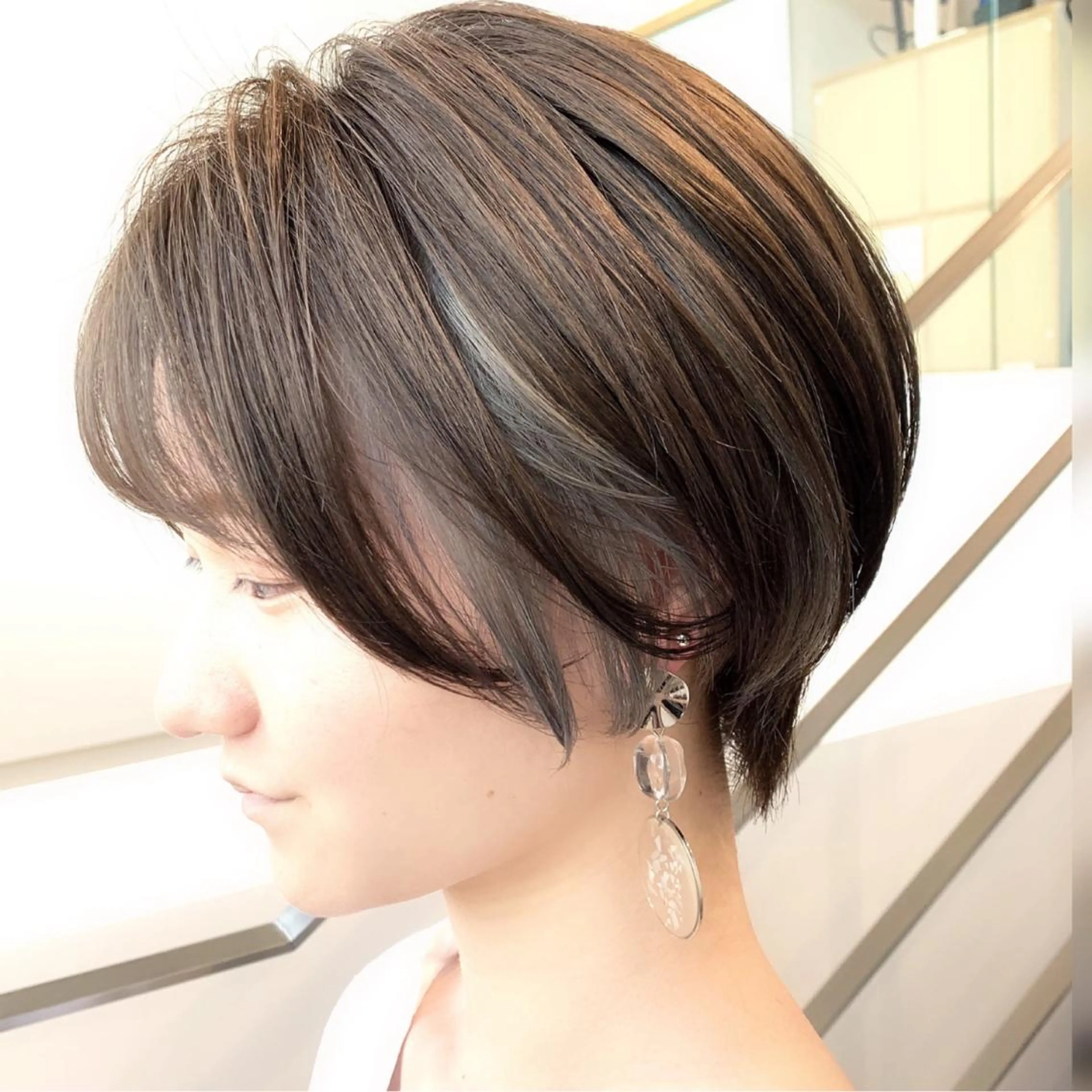 ショート カラー 髪質改善カラー ショートボブ専門のヘアスタイル