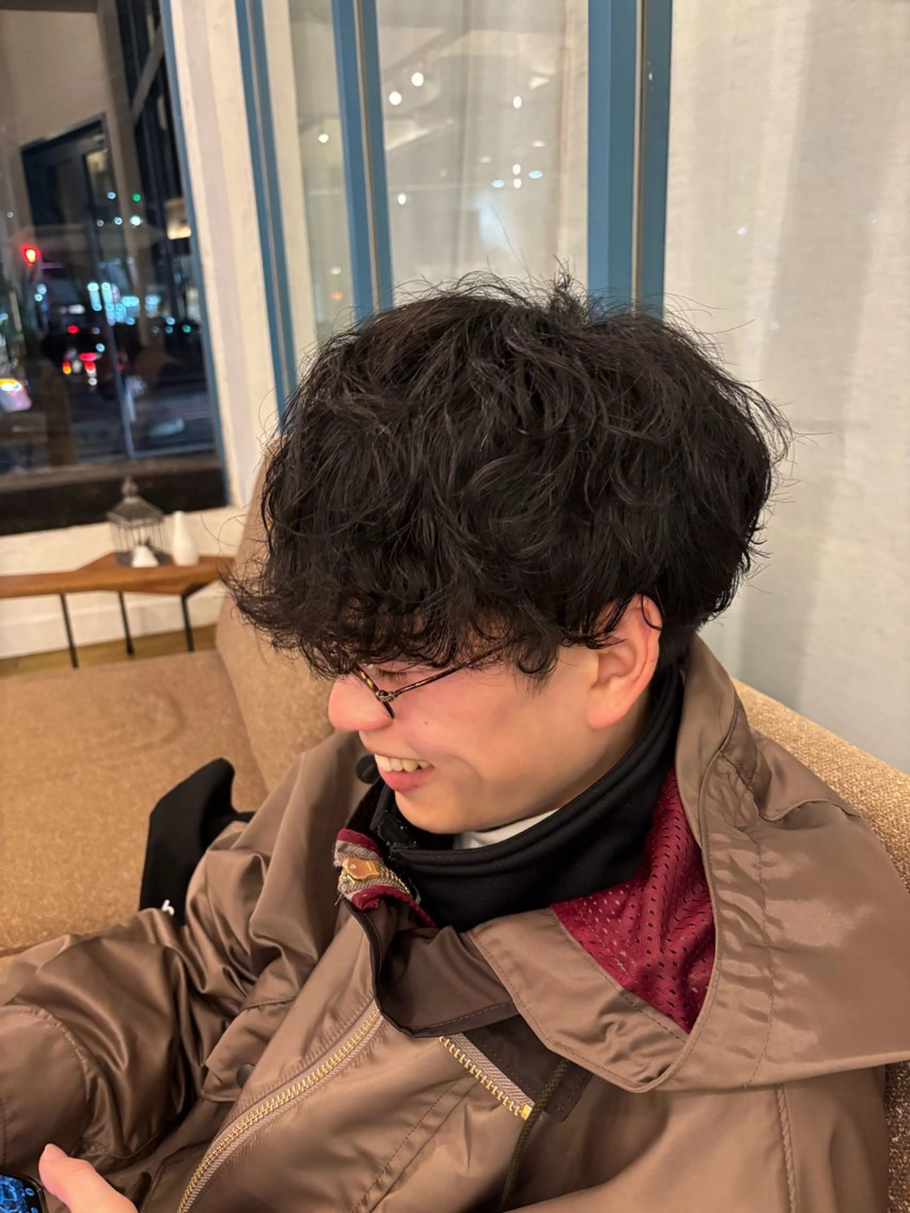 ショート パーマ メンズ hair musee所属・musée 柱店のヘアスタイル