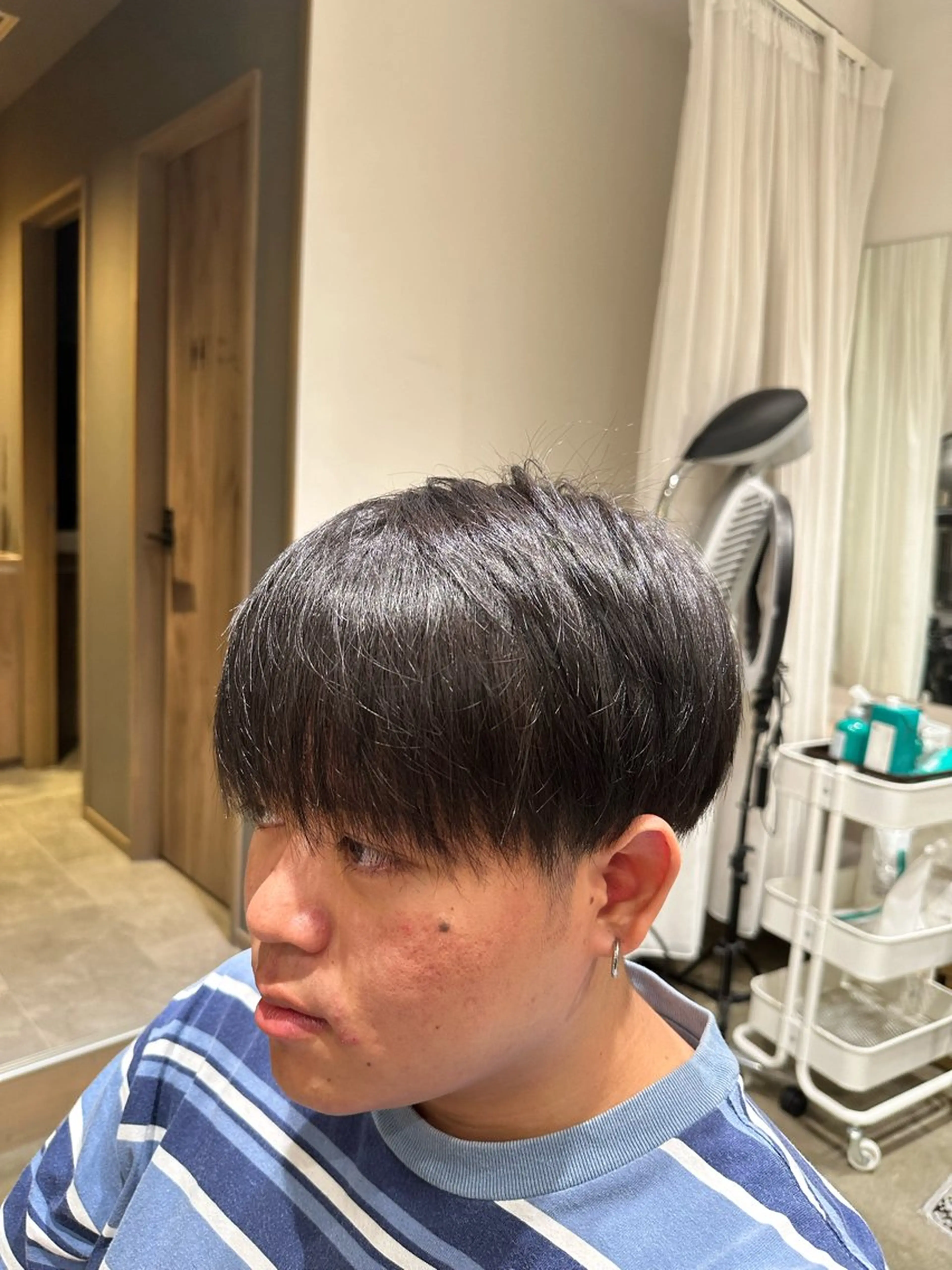 メンズ マッシュ カット ヘッドスパ 堀場 大生/ メンズ特化/野々市のヘアスタイル