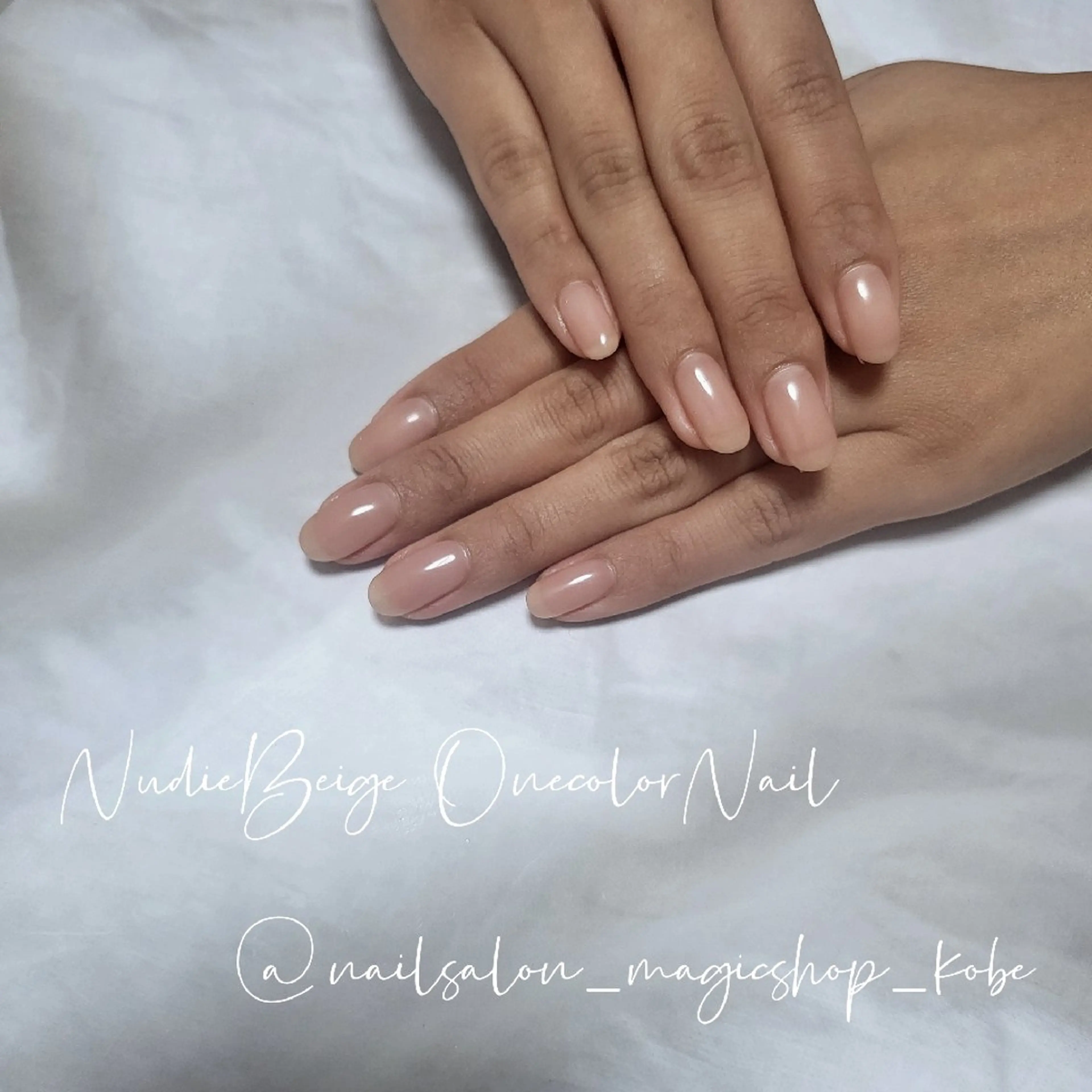 ネイル ジェルネイル ワンカラーネイル ピンク ソフトジェル ハンドネイル Nailsalon MagicShopのネイルデザイン