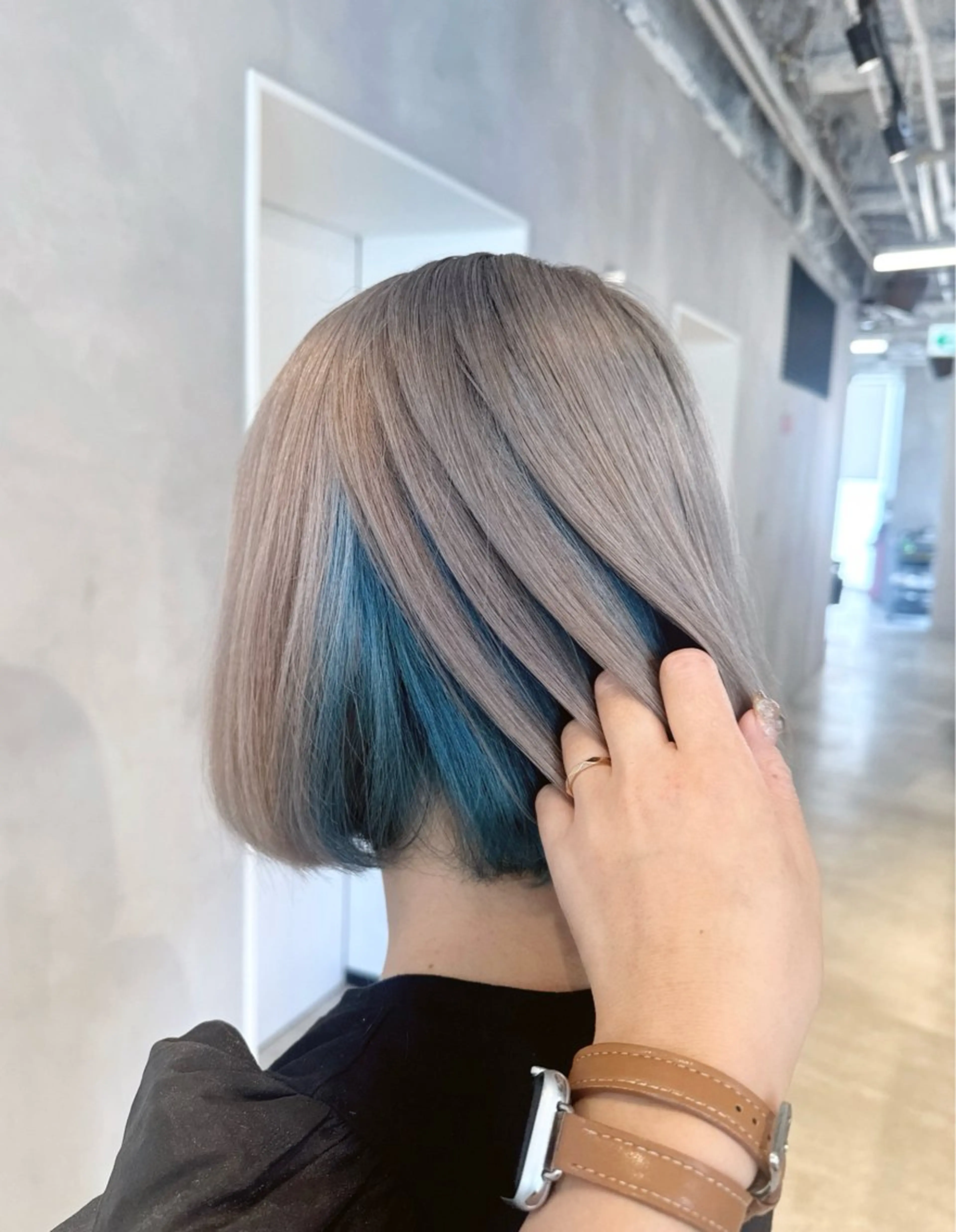 カラー ボブ カット ヘアカラー トリートメント 透明感カラー✨艶髪 制作🌱山根あゆみのヘアスタイル