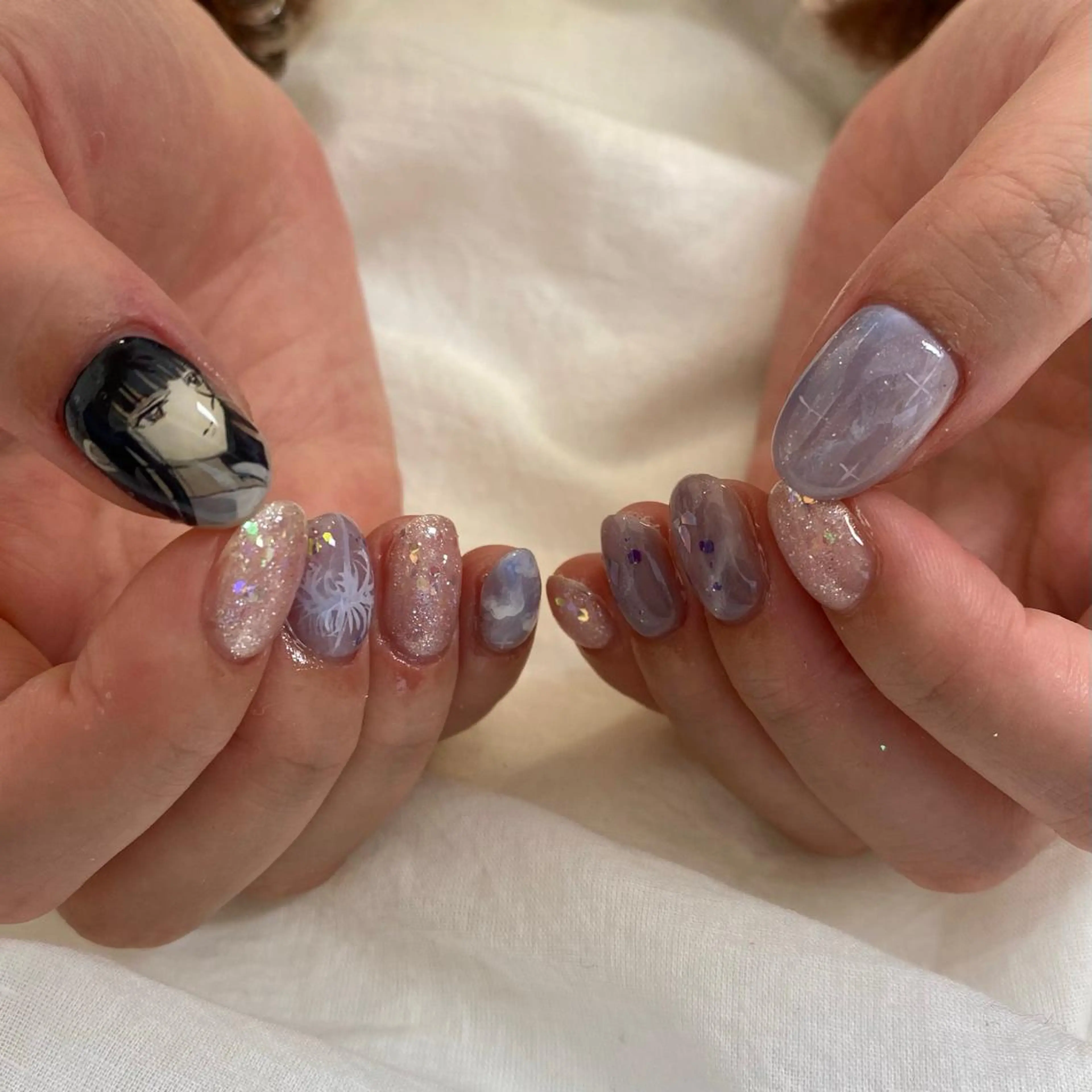 ミディアム ハンドネイル 池袋痛ネイル Nok. 渡辺のネイルデザイン