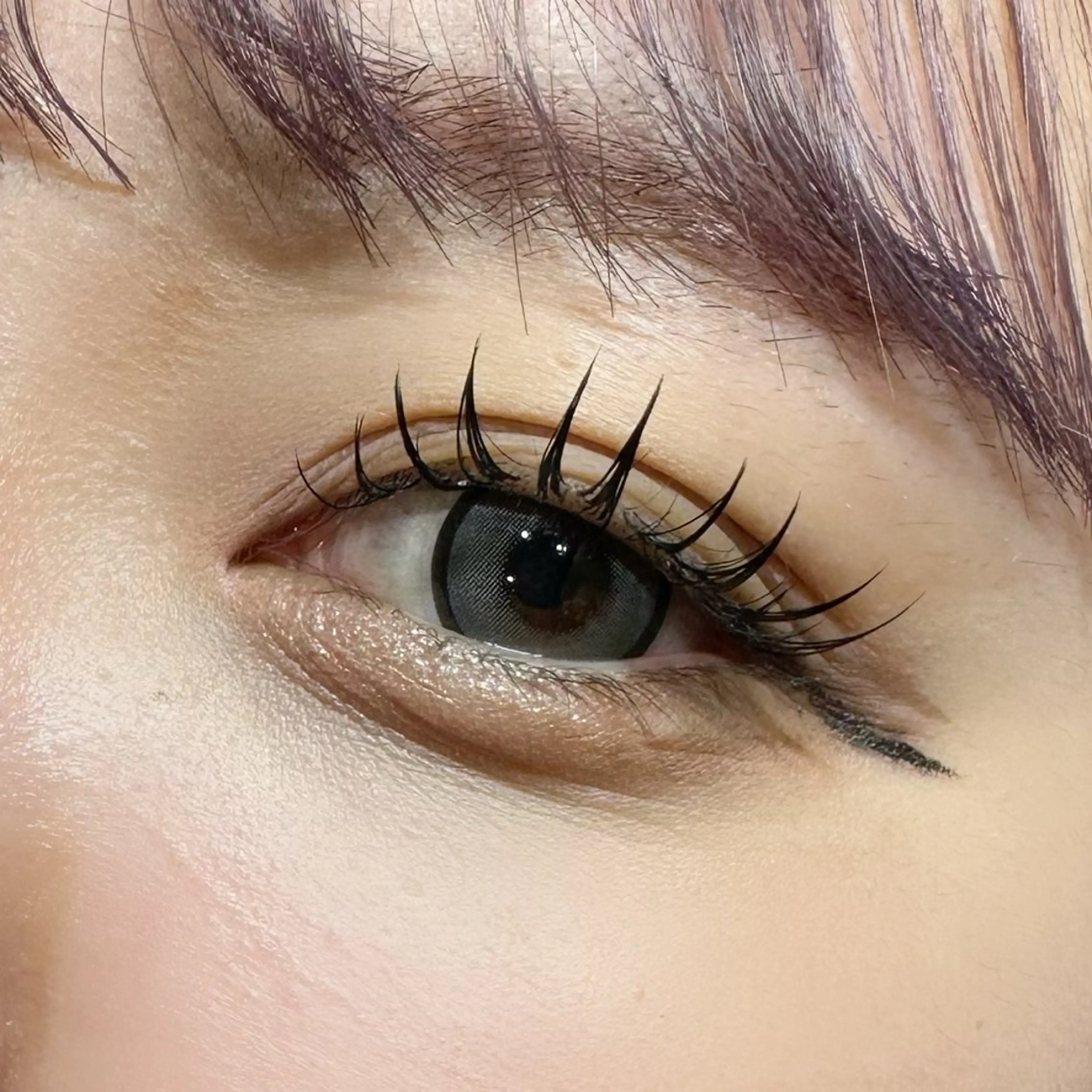 マツエク・マツパ マツエク NOA名駅束感まつげ ×眉毛SENA‪🎀のマツエク・マツパデザイン