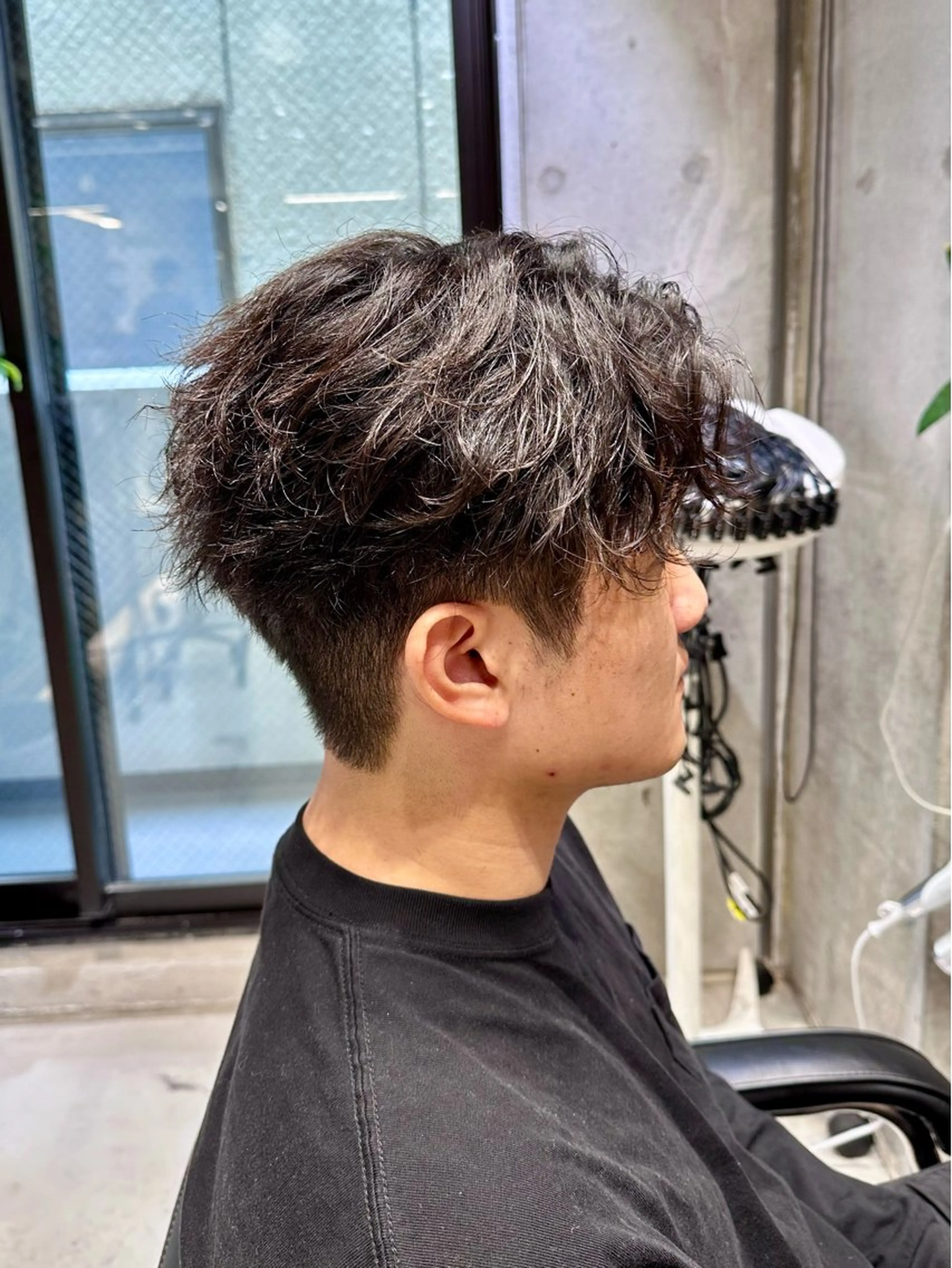 ショート パーマ メンズ カット パーマ 横浜/メンズ特化/ Farbe/田中颯斗のヘアスタイル