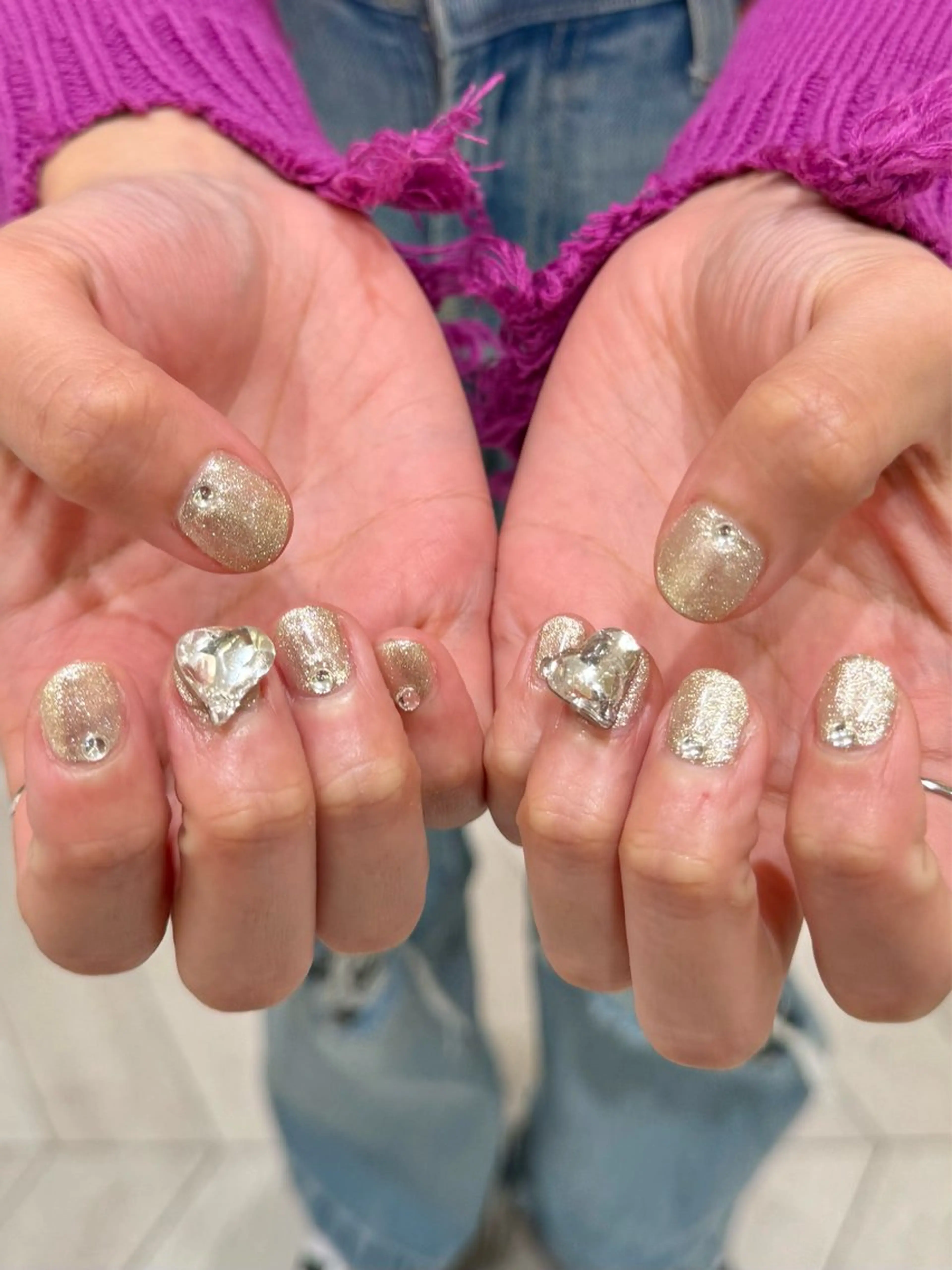 メンズ ネイル ハンドネイル メンズ/ハイトーン /miu 🌺❤︎のヘアスタイル